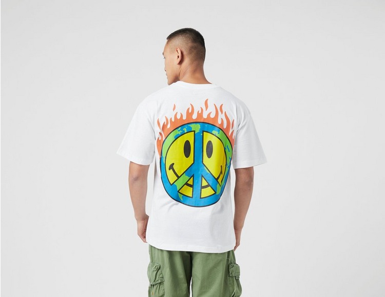 MARKET Smiley Earth On Fire T-Shirt