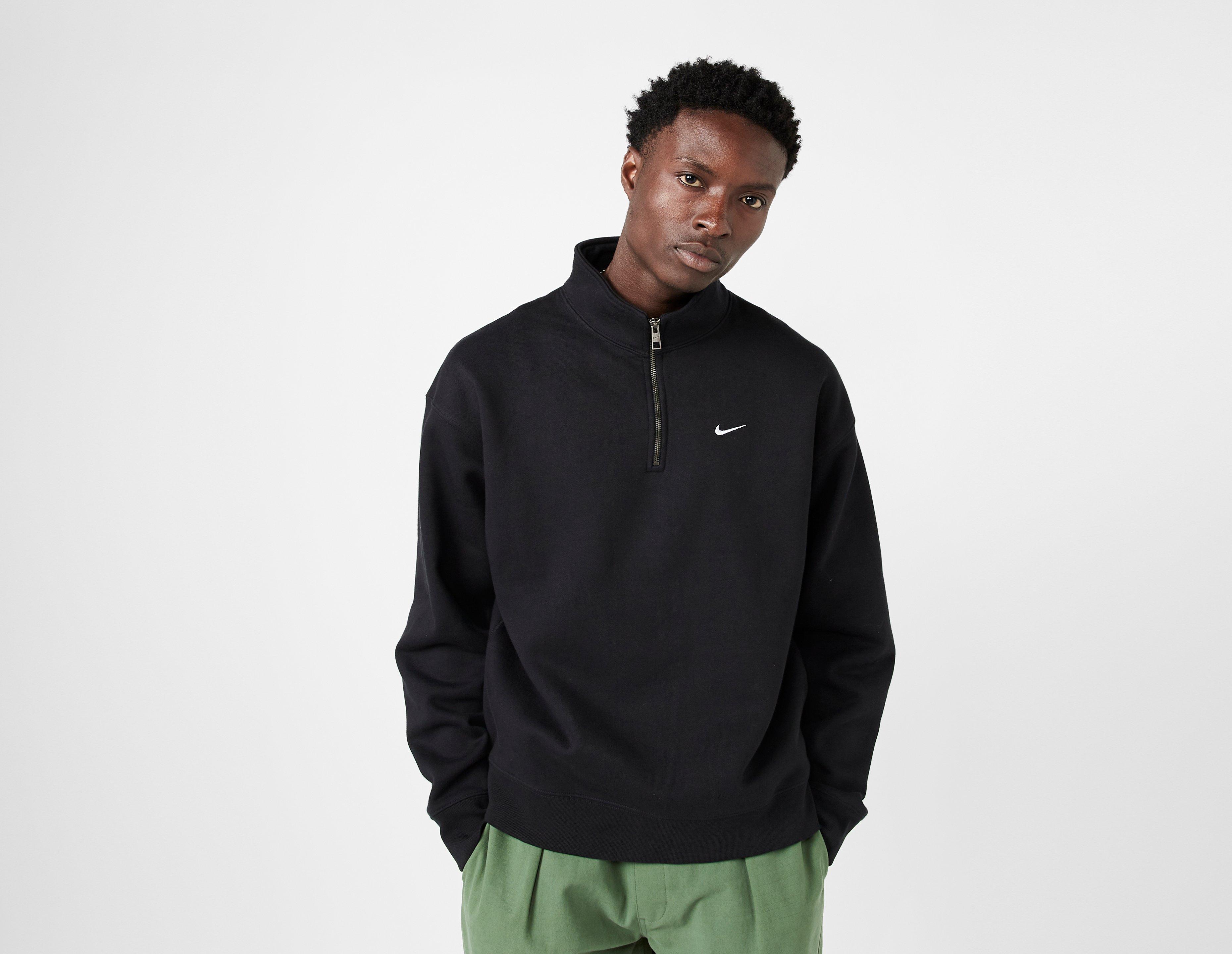 web Buen sentimiento convertible Nike NRG Premium Essentials Quarter Zip Sweatshirt en Negro | size? España