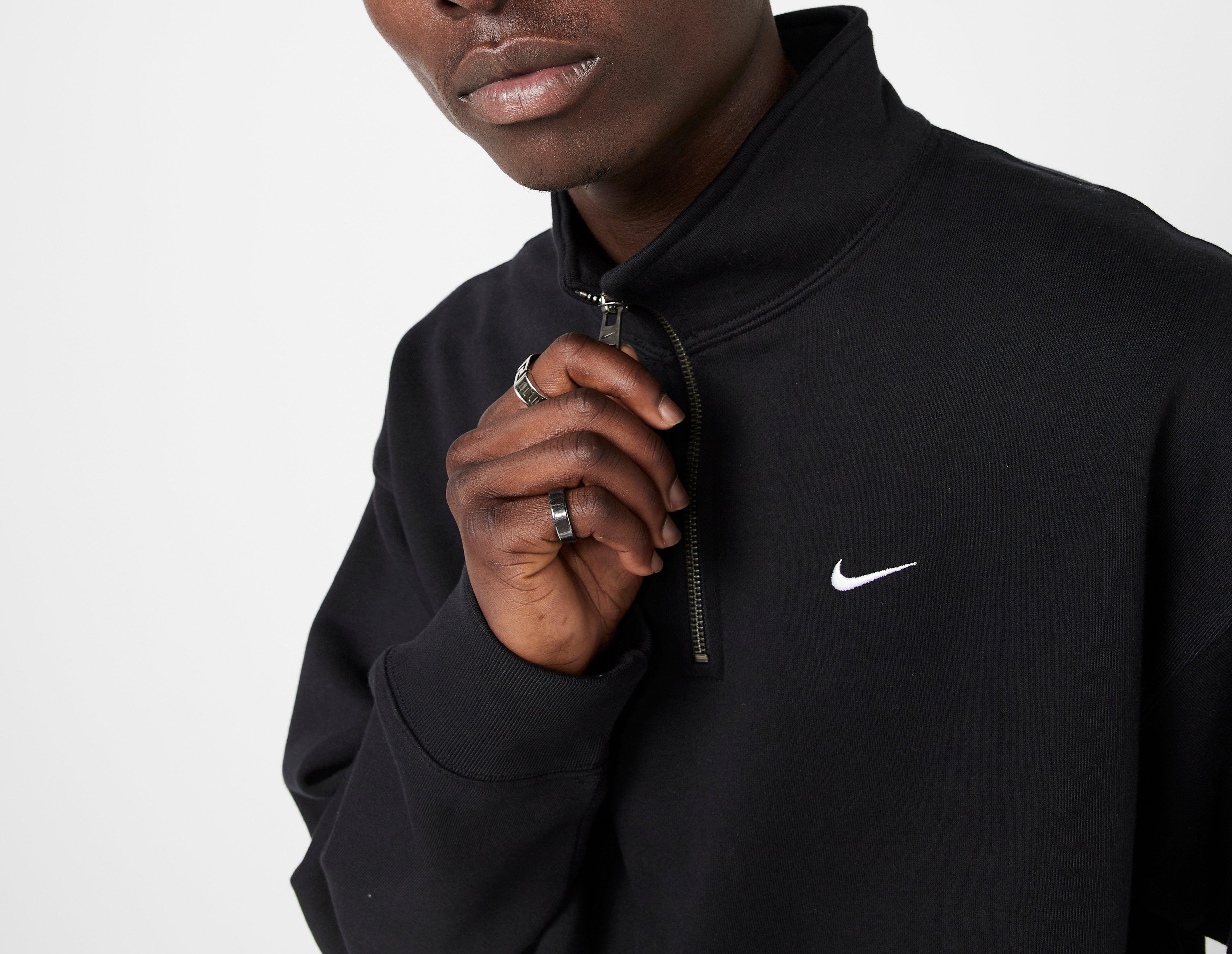 Black Nike NRG Premium Essentials Quarter Zip Sweatshirt