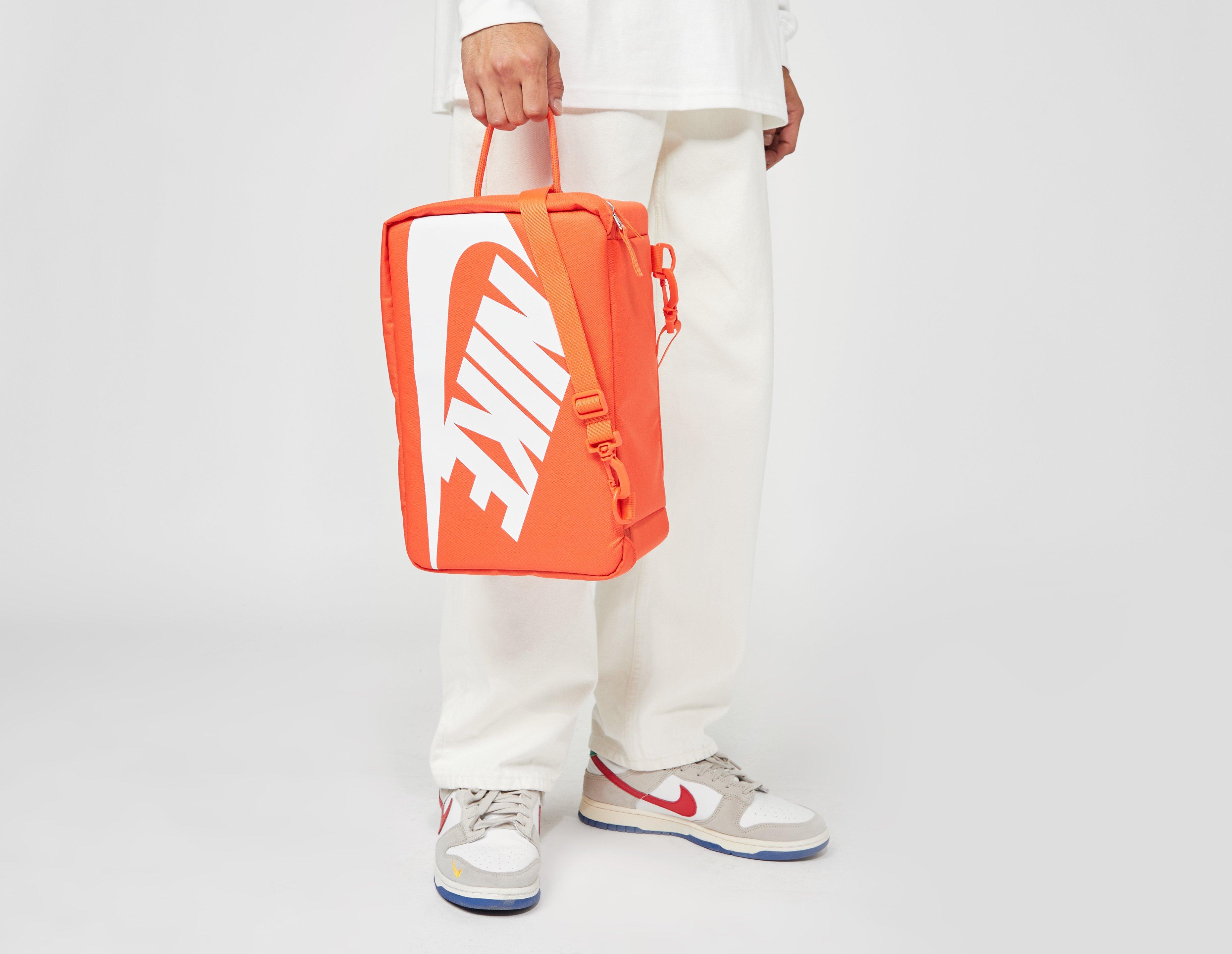 Orange nike shop bag