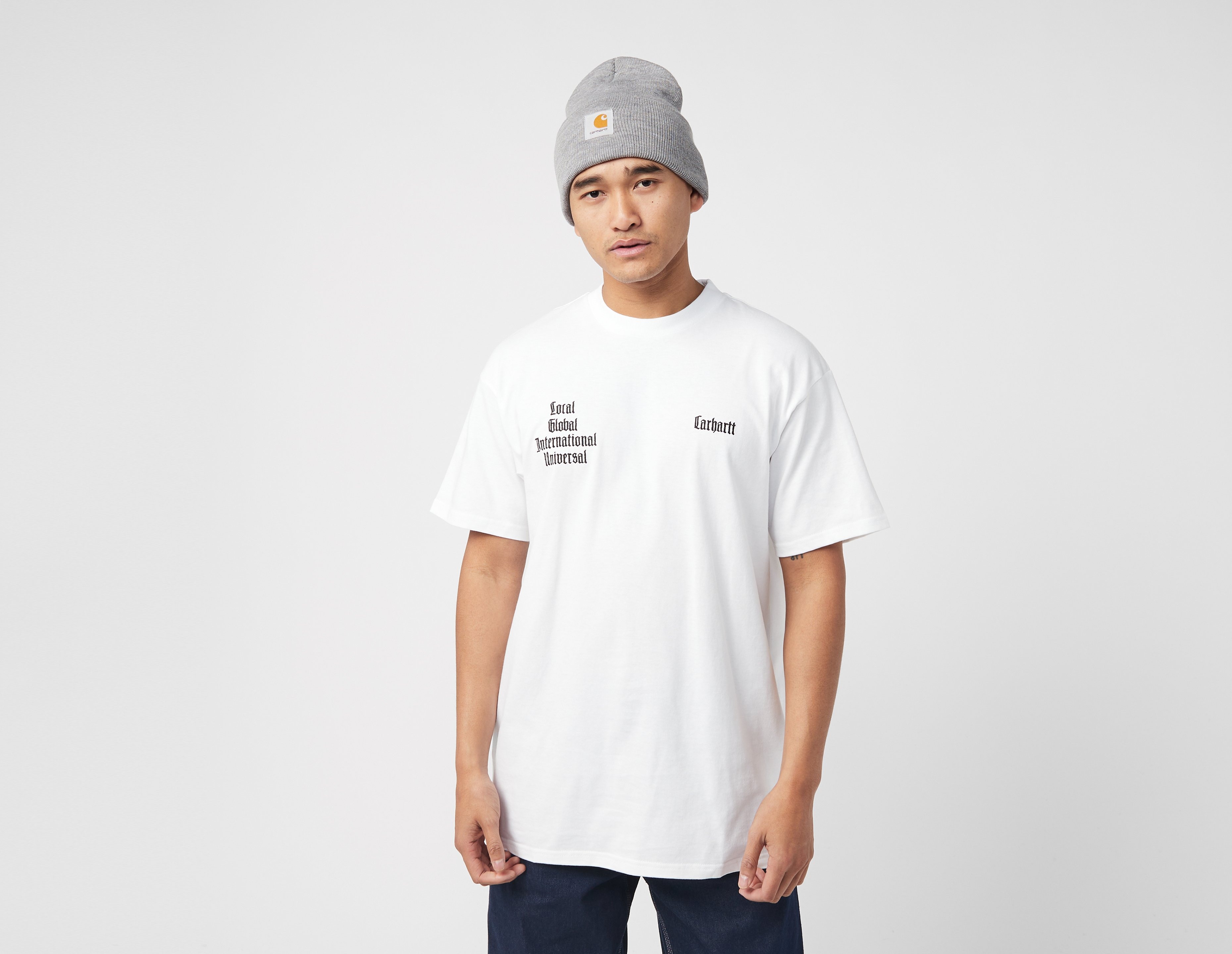 Healthdesign White Carhartt WIP Letterman T Shirt Swimming