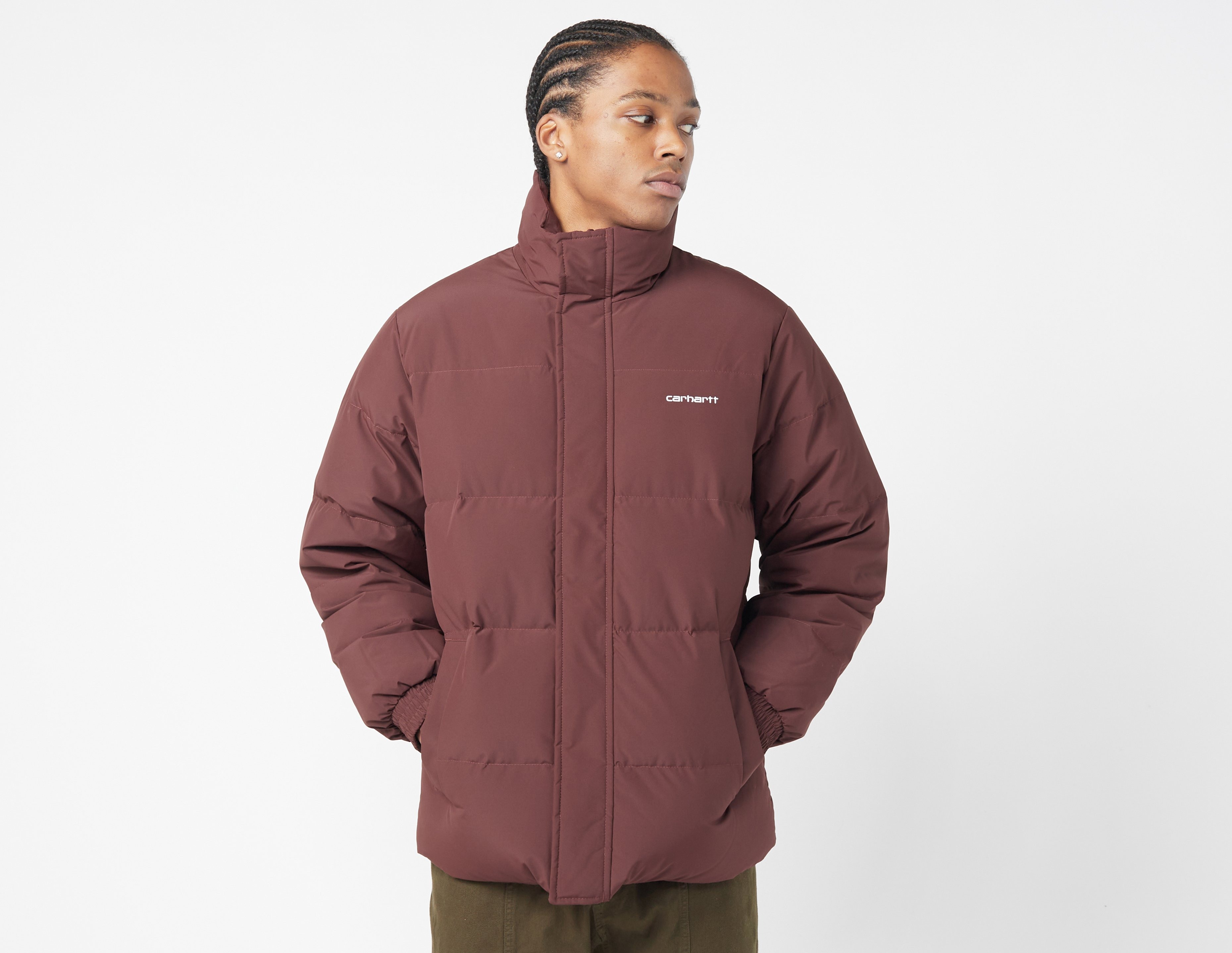 Carhartt homme  Sweat à capuche mauve