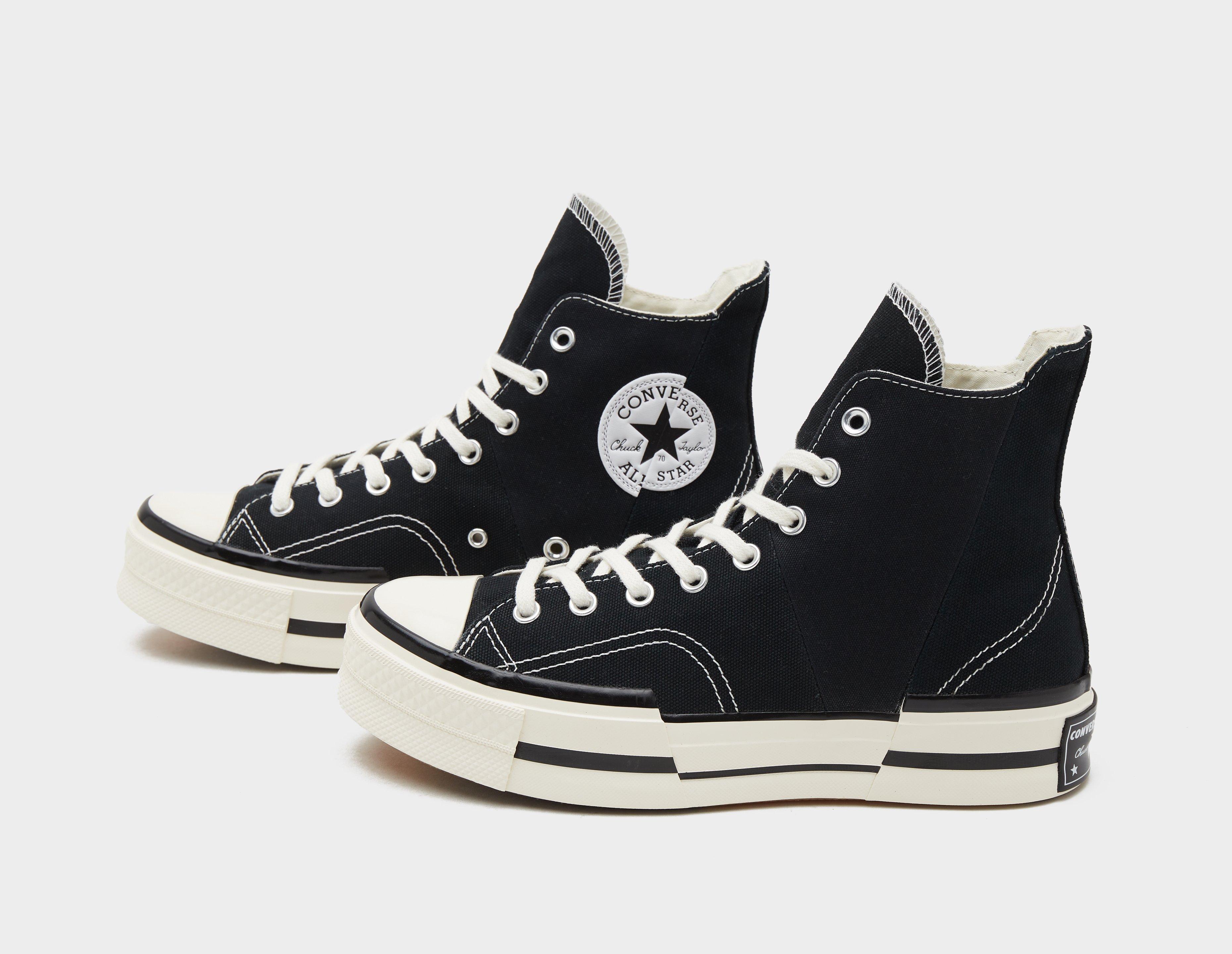 Size 7 hot sale black converse