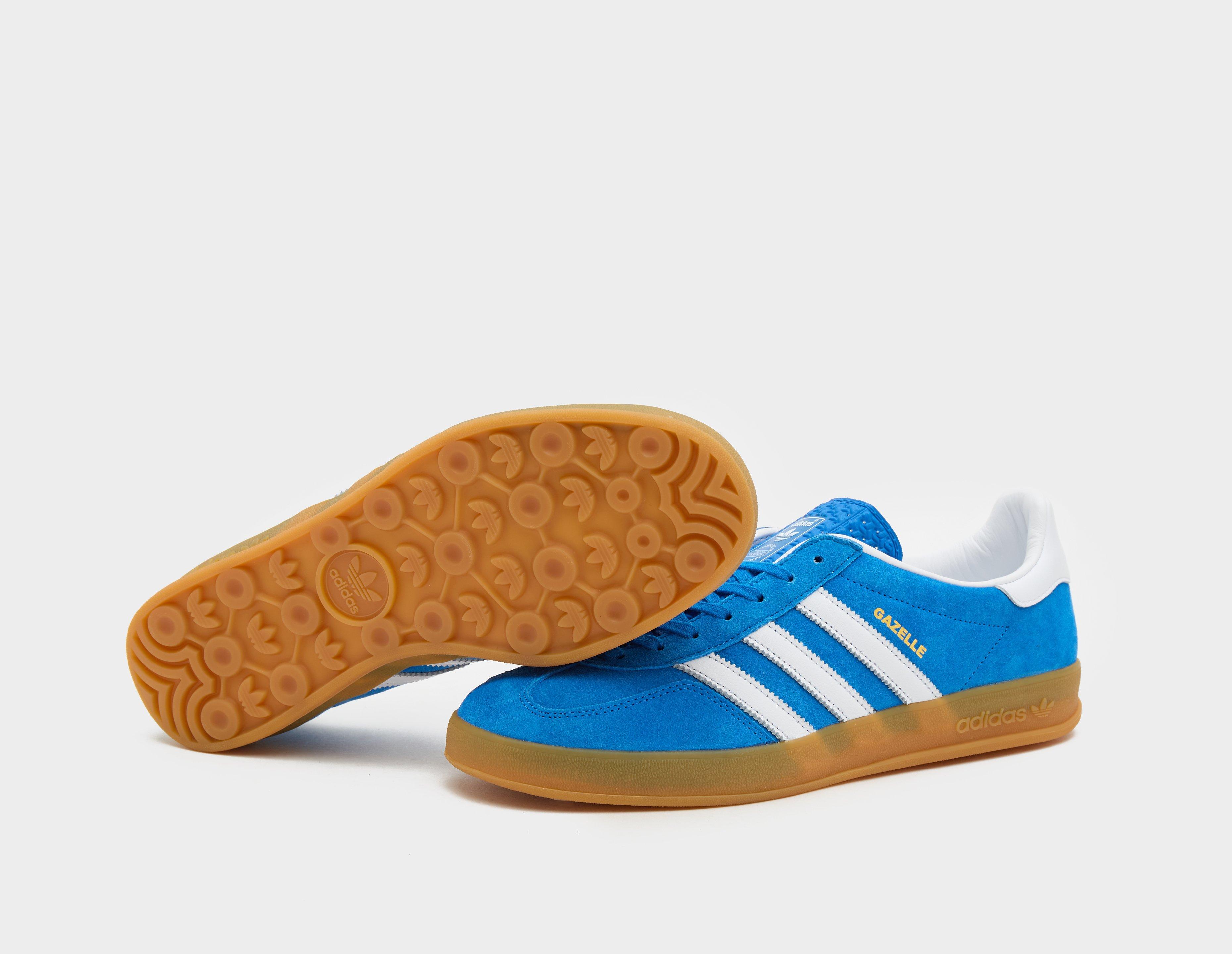  adidas Originals Gazelle Indoor Shoes Men H06260  (Bluebird/Foot), Size 8.5