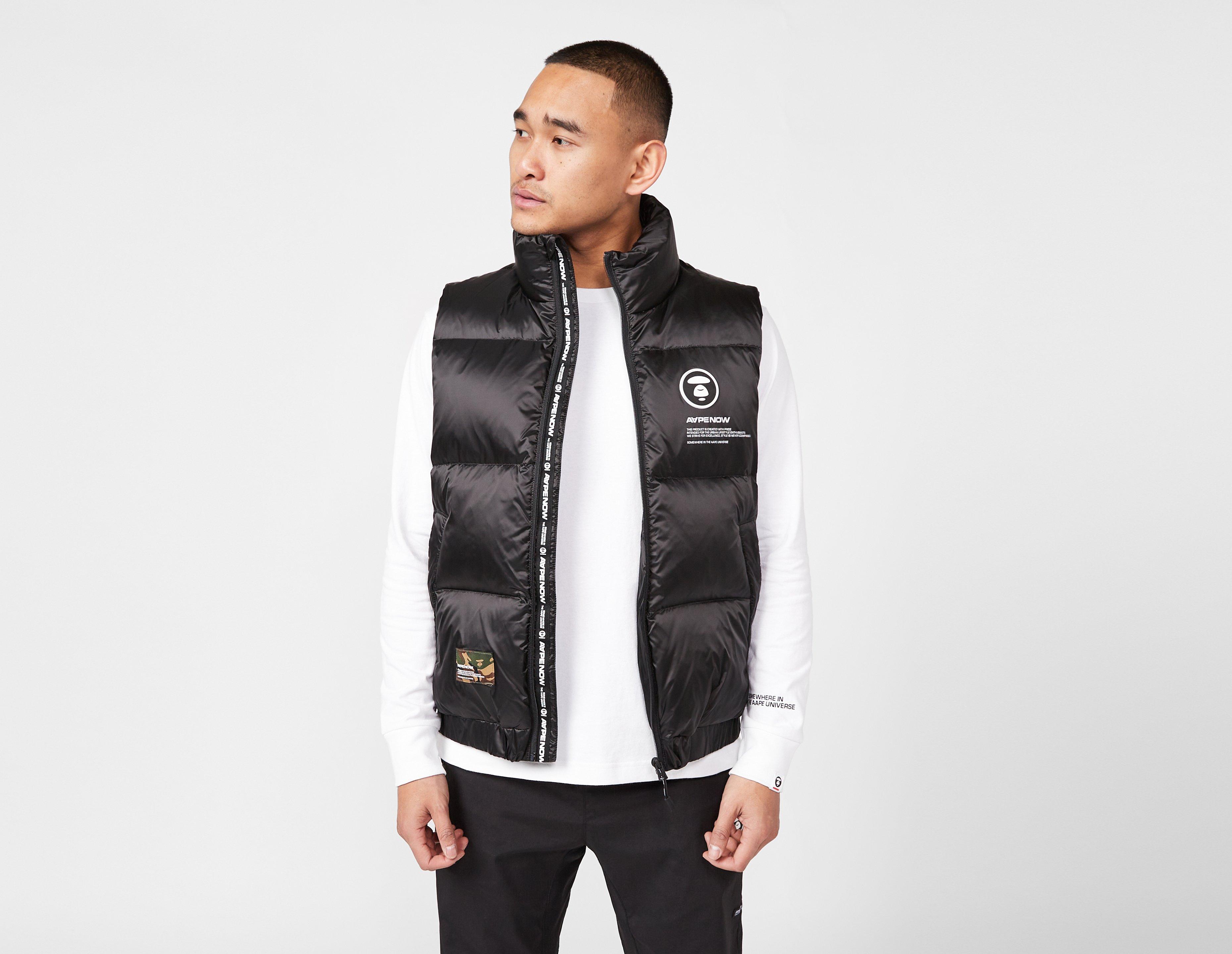 Black AAPE By A Bathing Ape Down Puffer Vest | Wpadc?