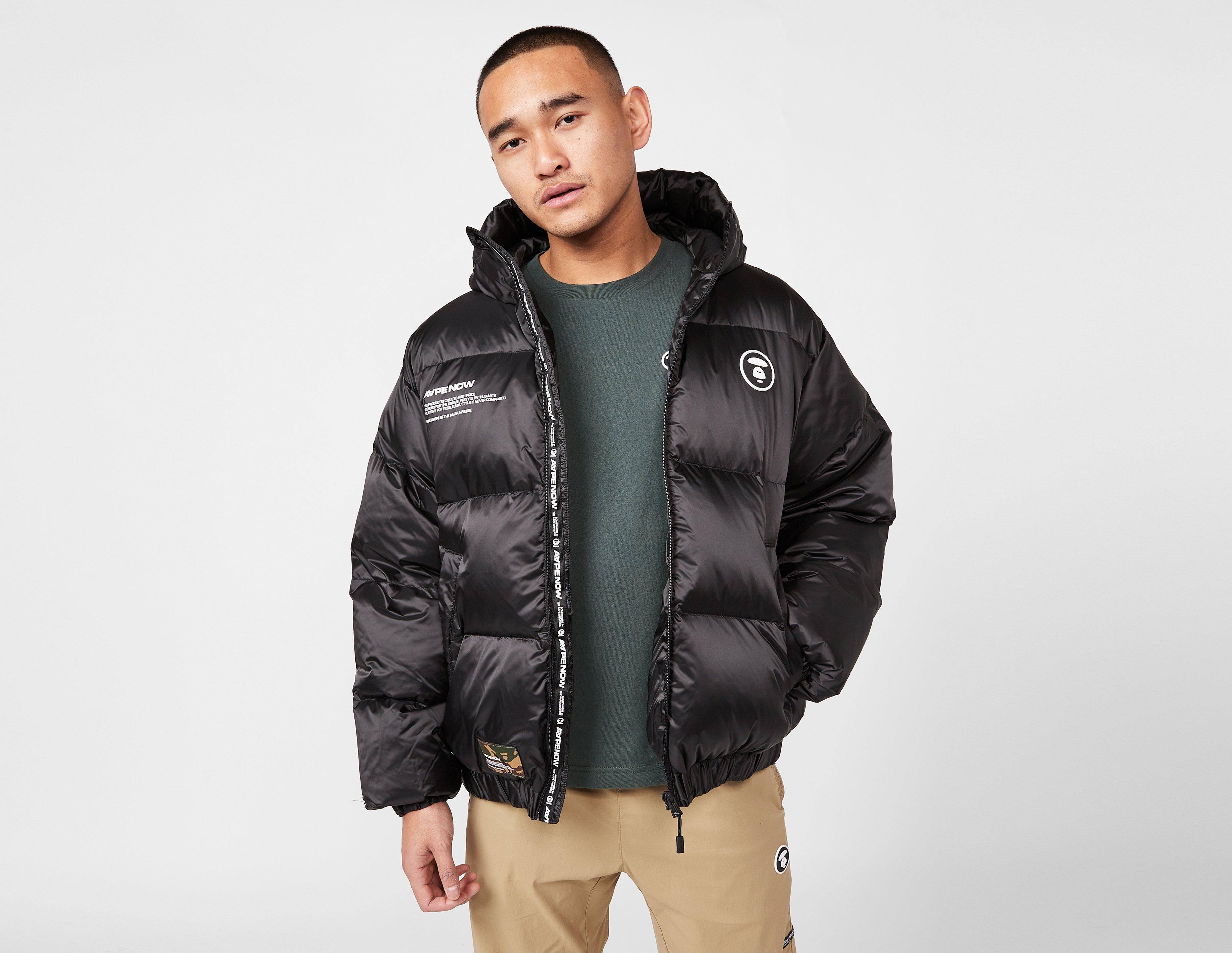 AAPE By A Bathing Ape Badge Down Puffer Jacket