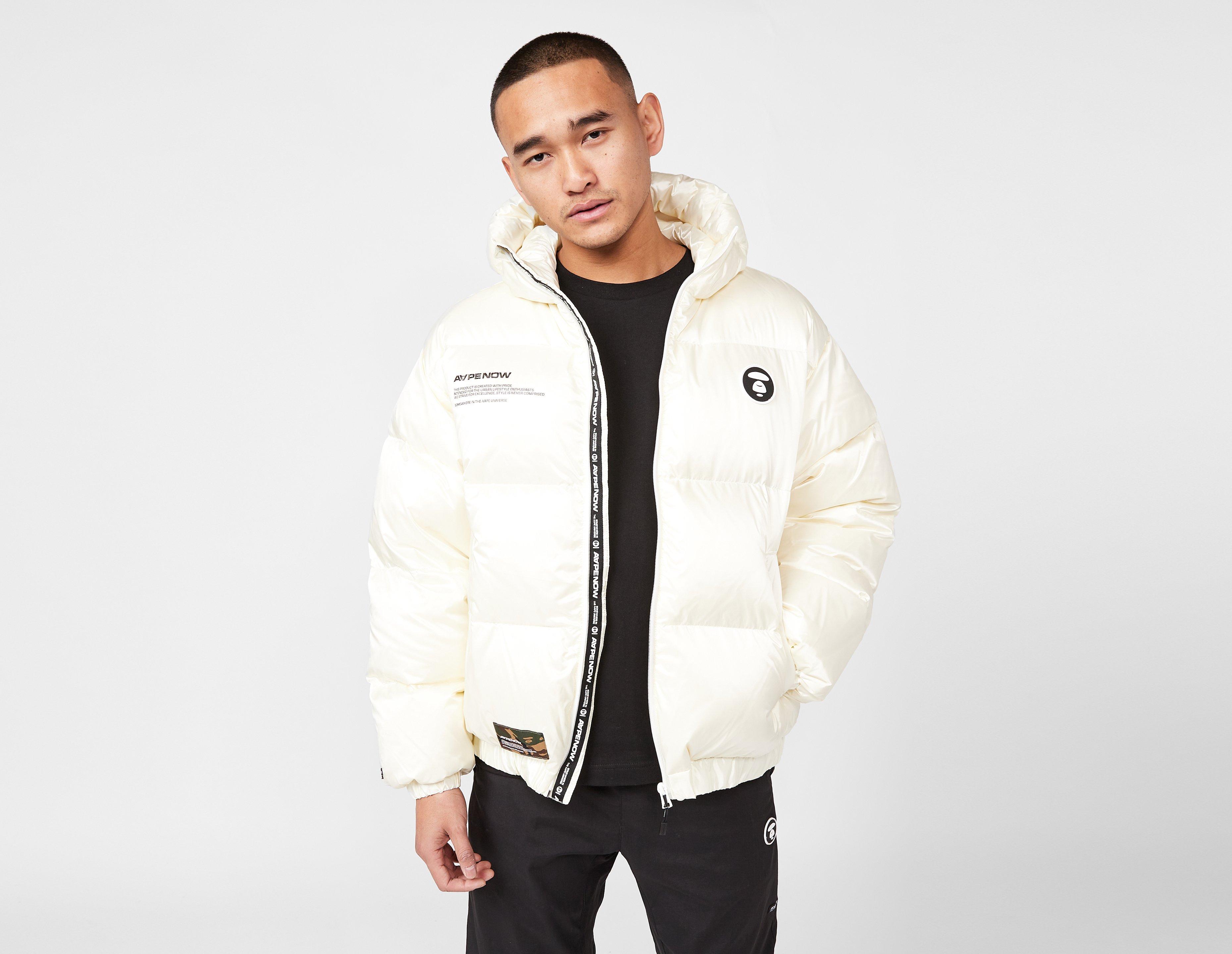 AAPE By A Bathing Ape Badge Down Puffer Jacket