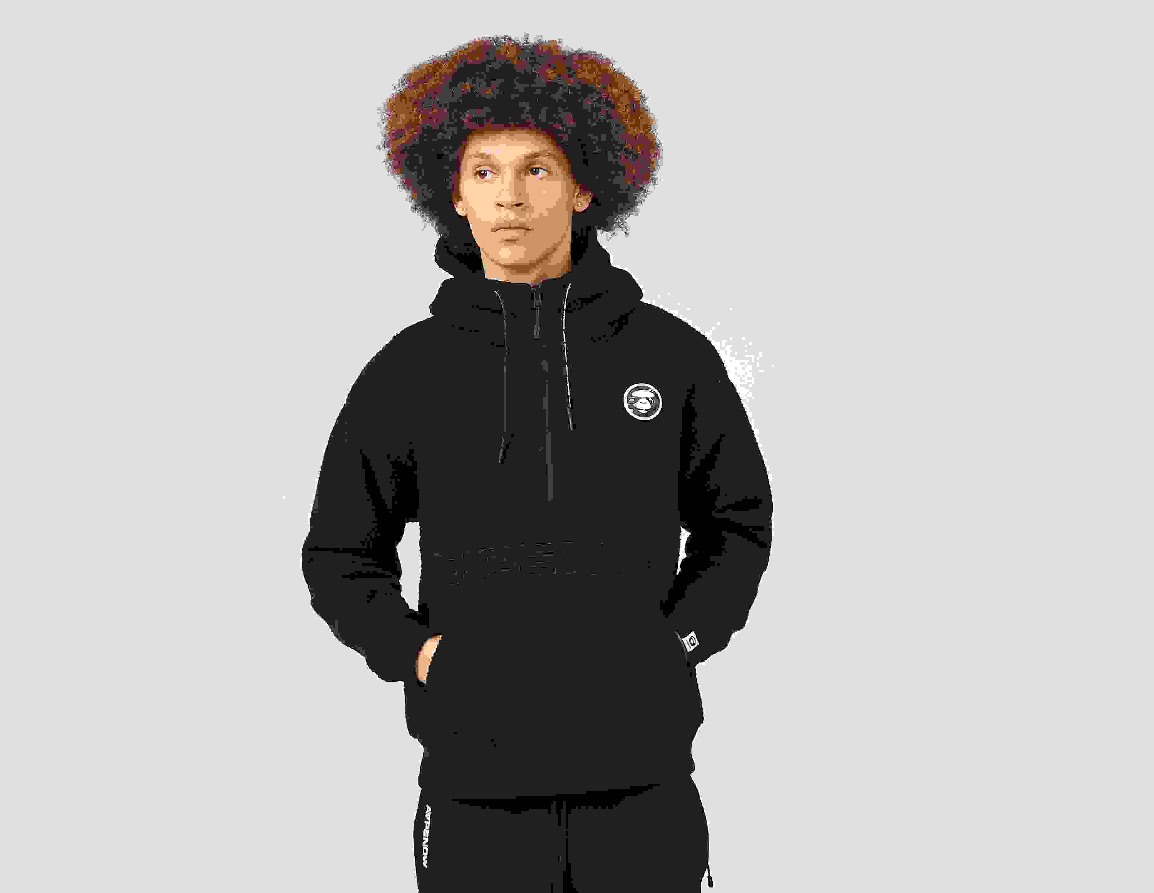 日本製・綿100% 【デットストック品】AAPE BY A BATHING APE HOODIE