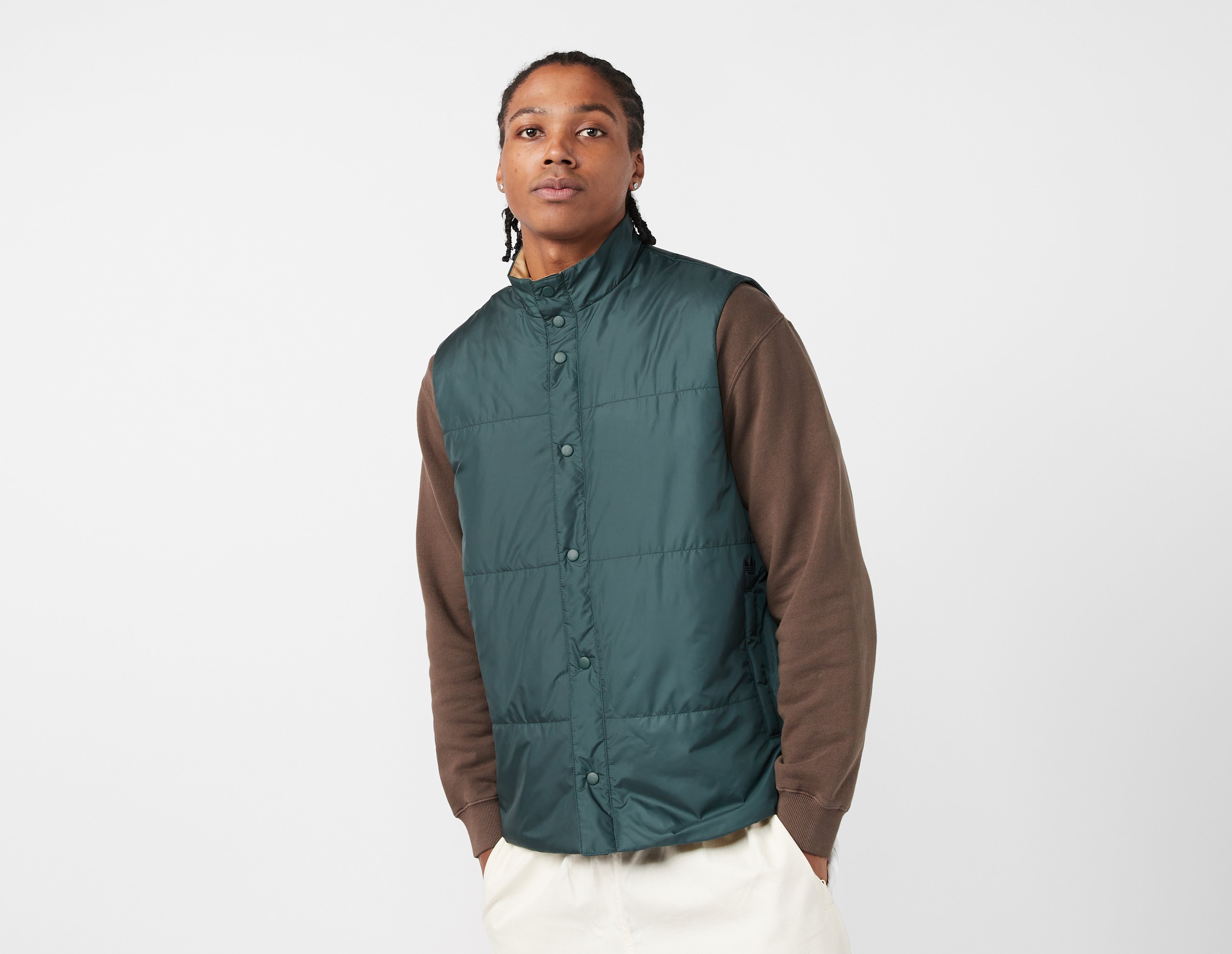 adidas Originals PrimaLoft Skateboarding Vest Vert Size? France