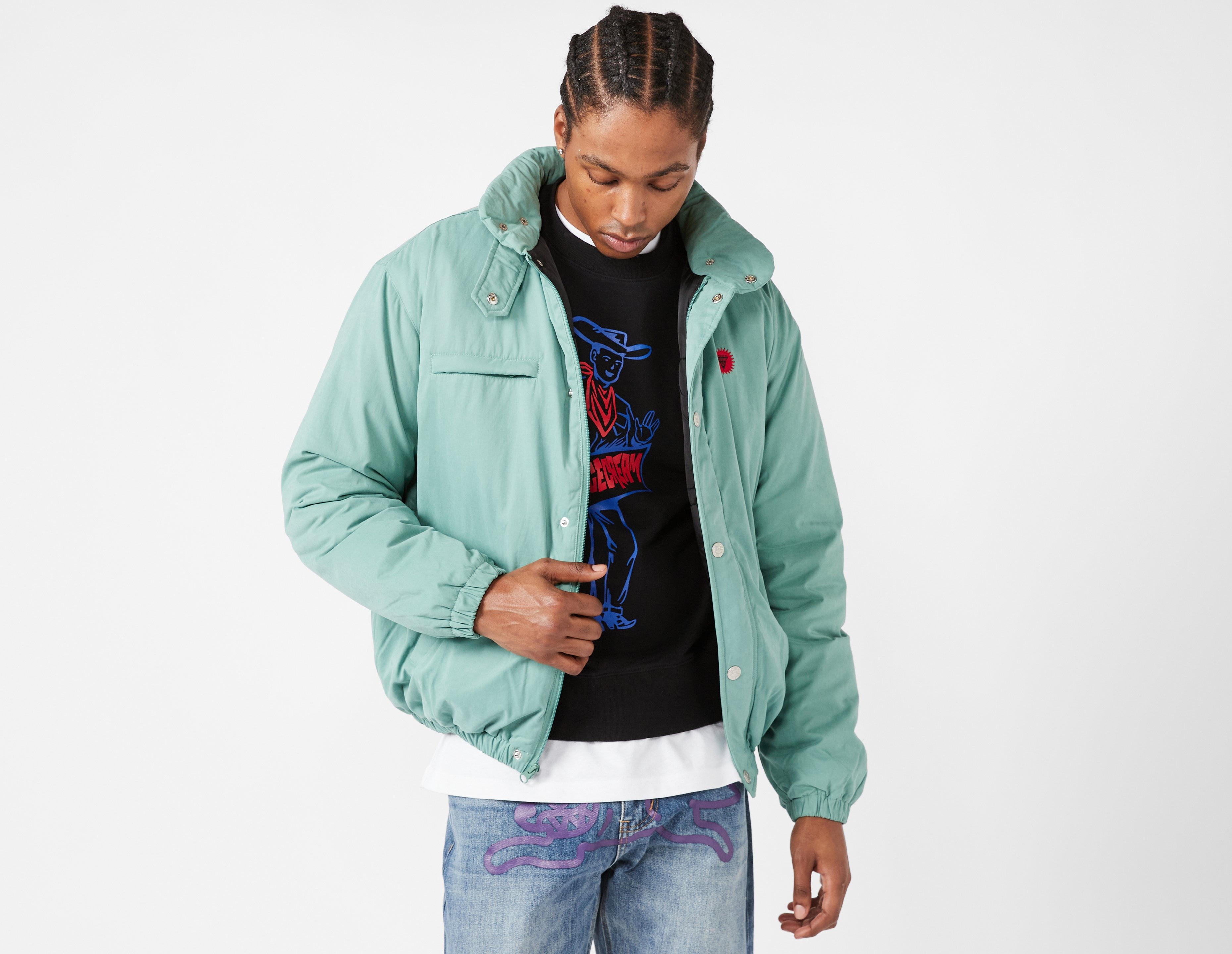 Stclaircomo? | Gant D1 Crest Shield Sweatshirt | Green ICECREAM