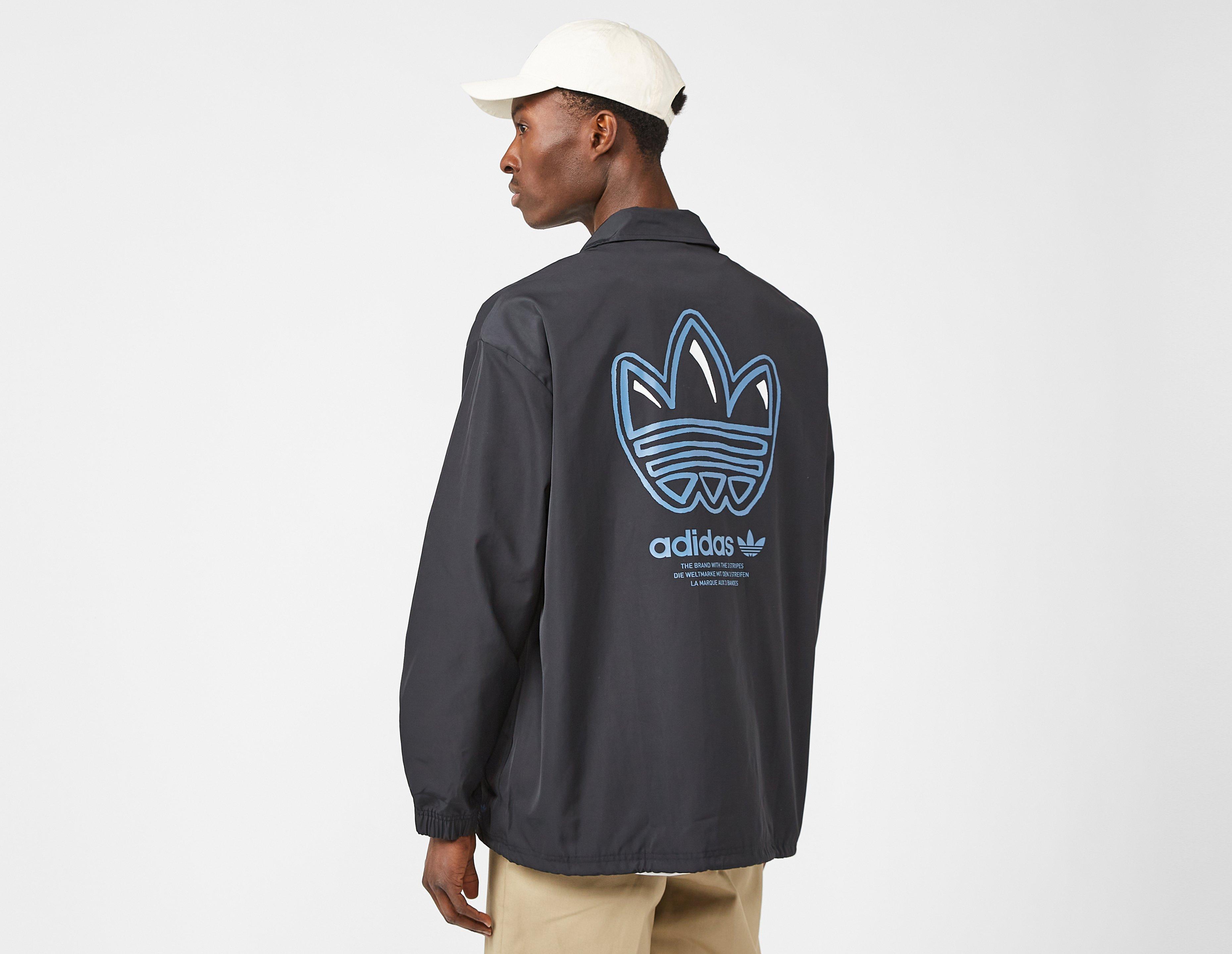 Black adidas Originals Campus Coach Jacket | size?