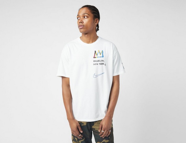 Nike Brooklyn Nets City Edition NBA T-Shirt en Blanco | size?