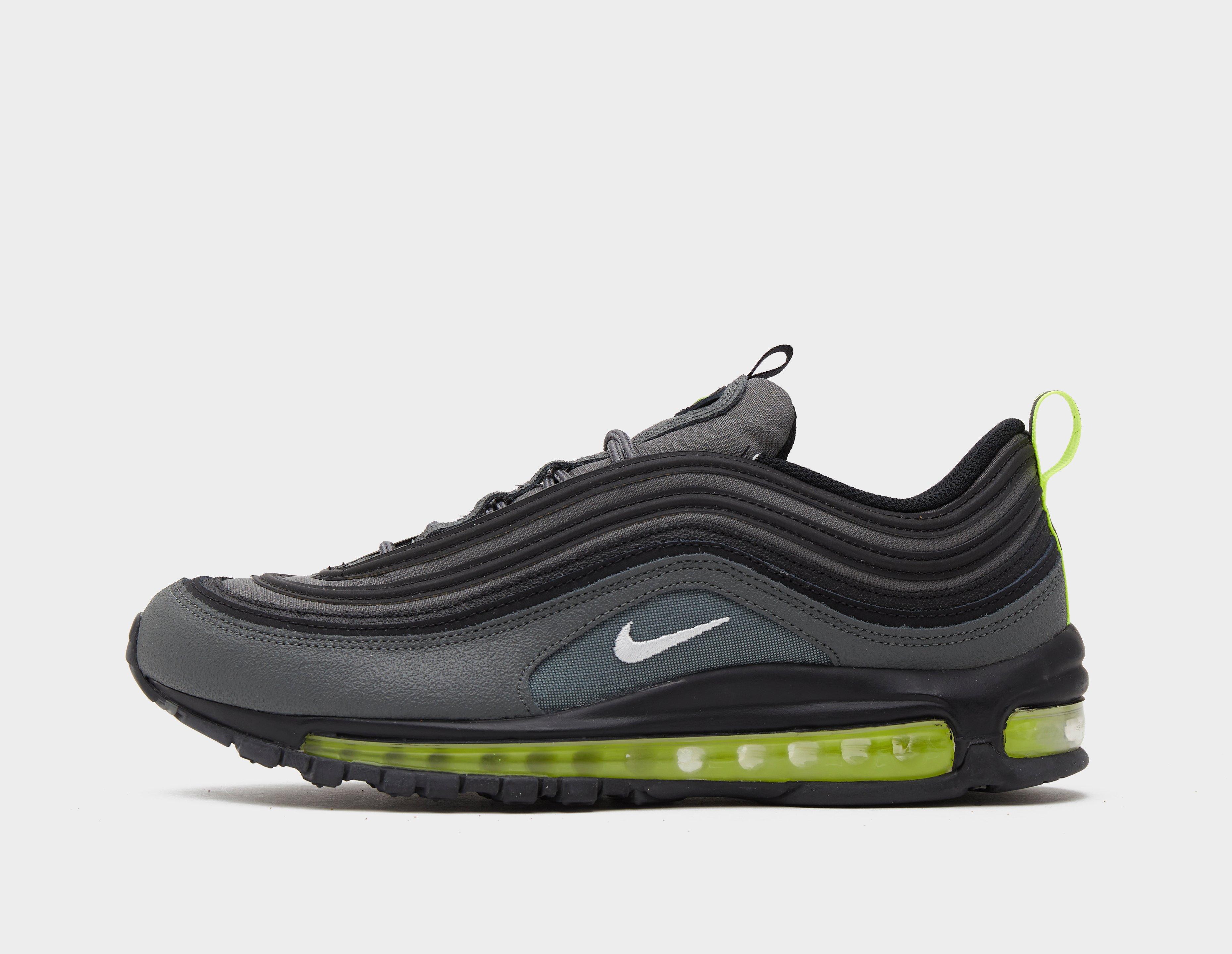 white lime green air max 97