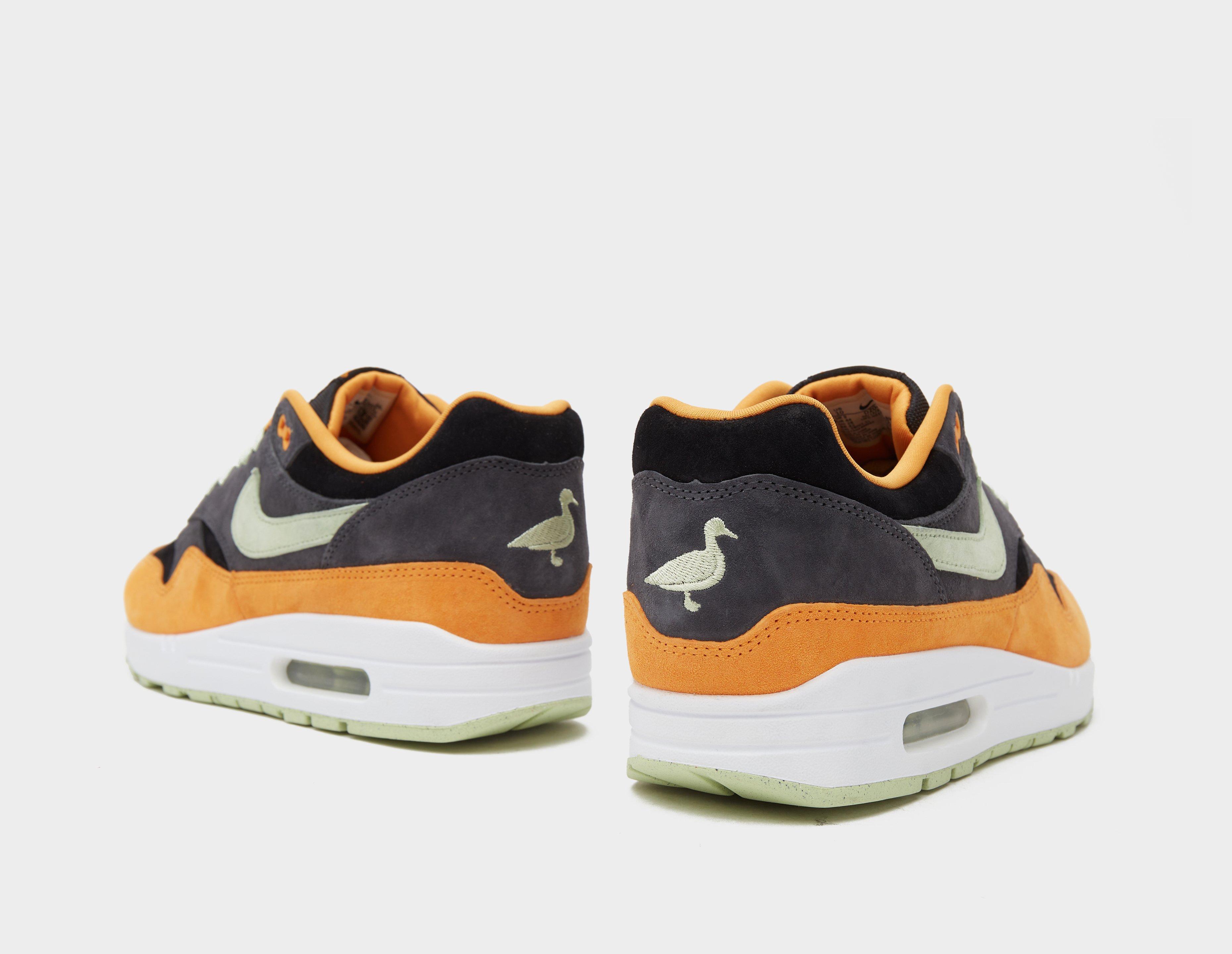 Nike air max 1 outlet thunder grey total orange