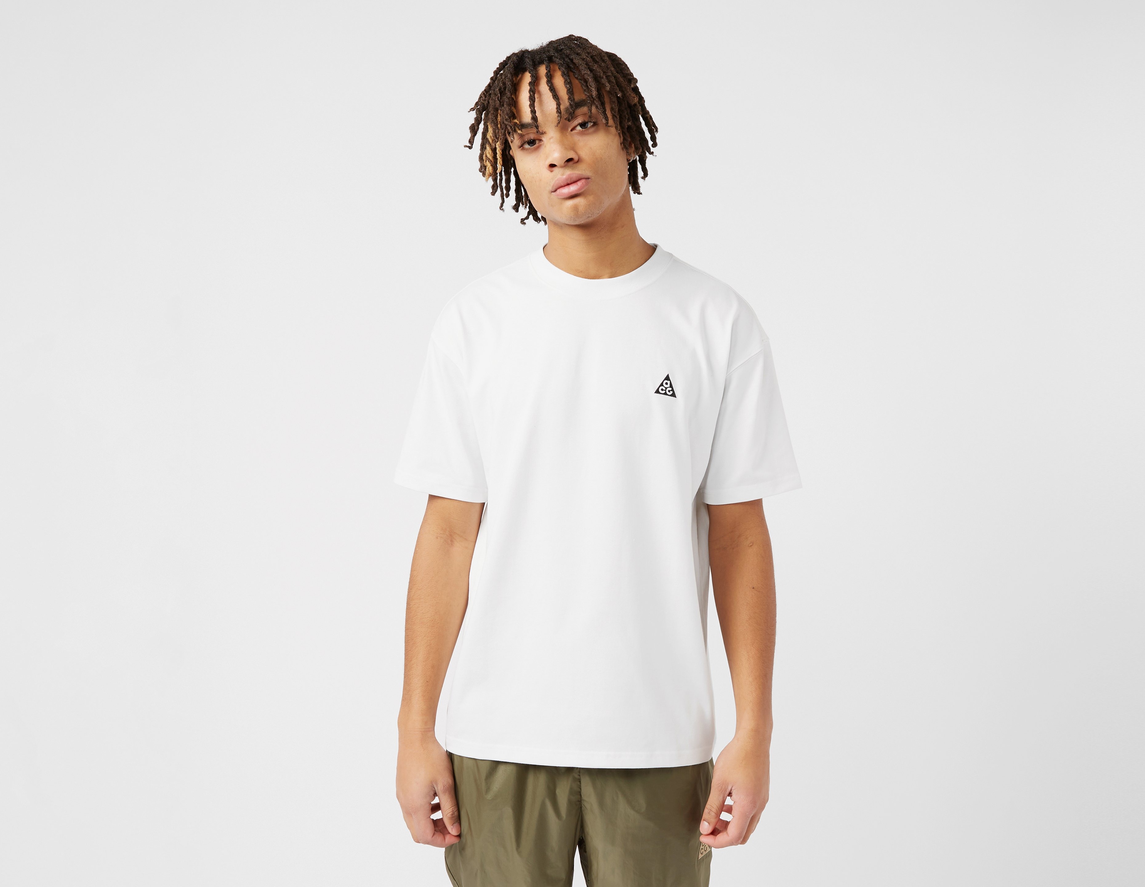 White Nike ACG Logo T-Shirt | size?