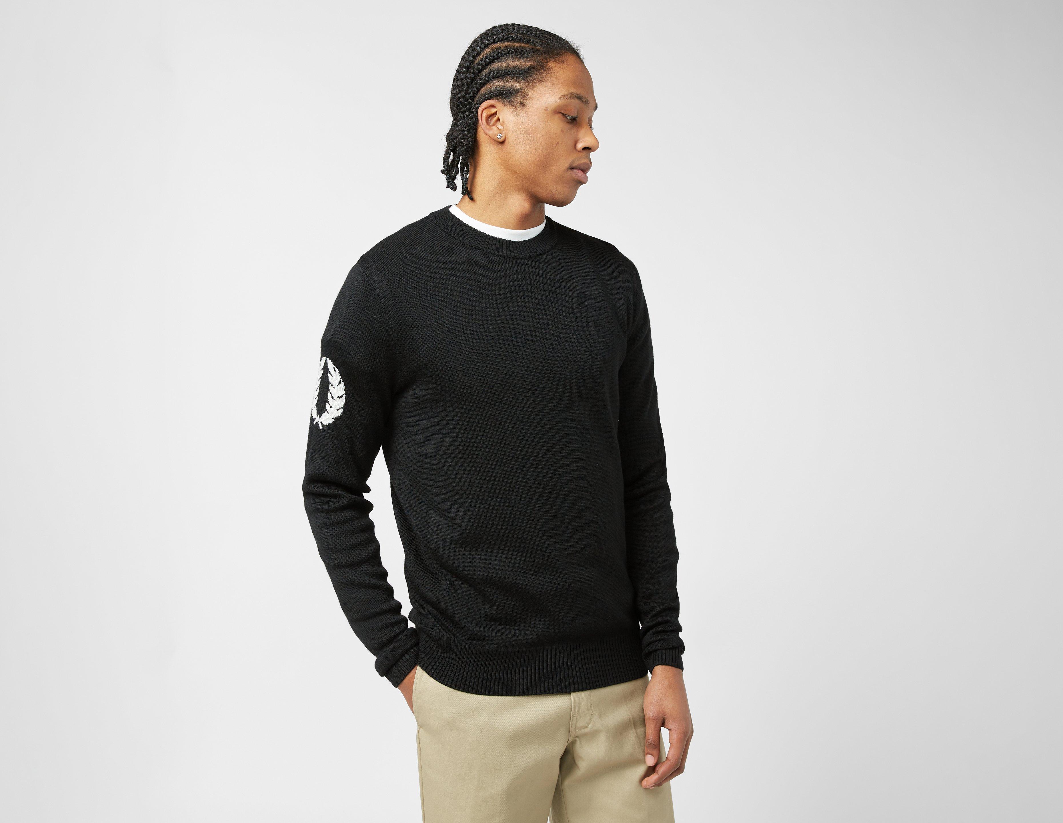 Black Fred Perry Wreath Jumper | Healthdesign?