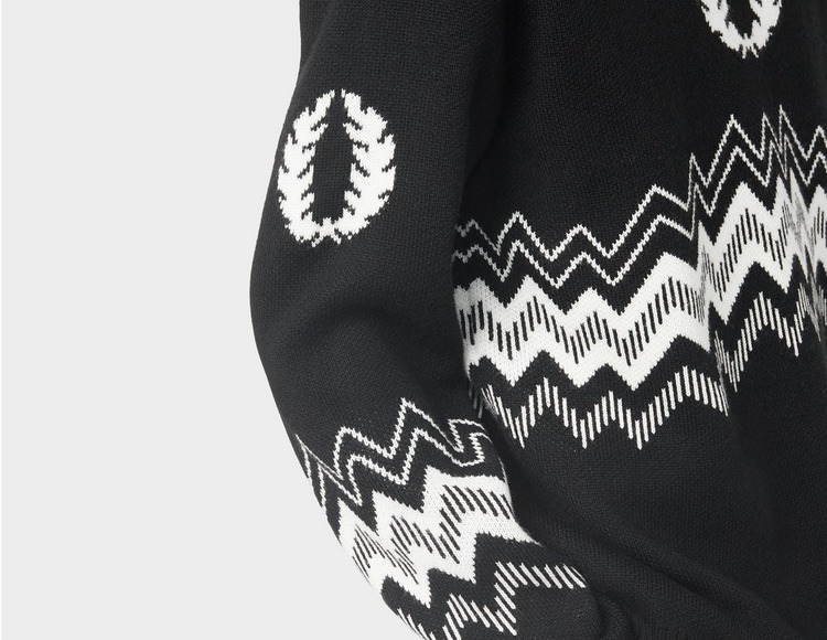 Fred Perry Jacquard Knitted Crew