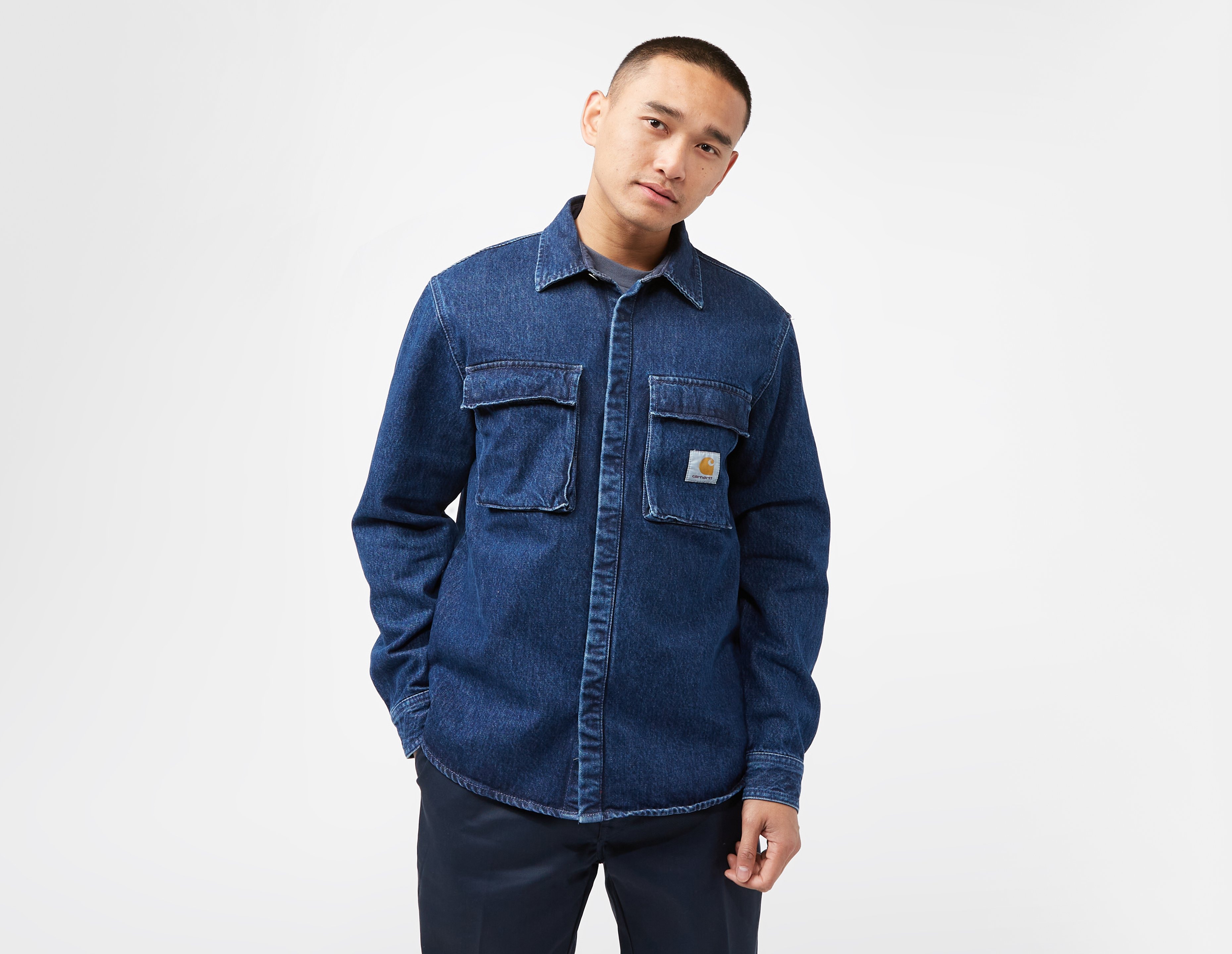 Blue Carhartt WIP Monterey Shirt Jacket | size?