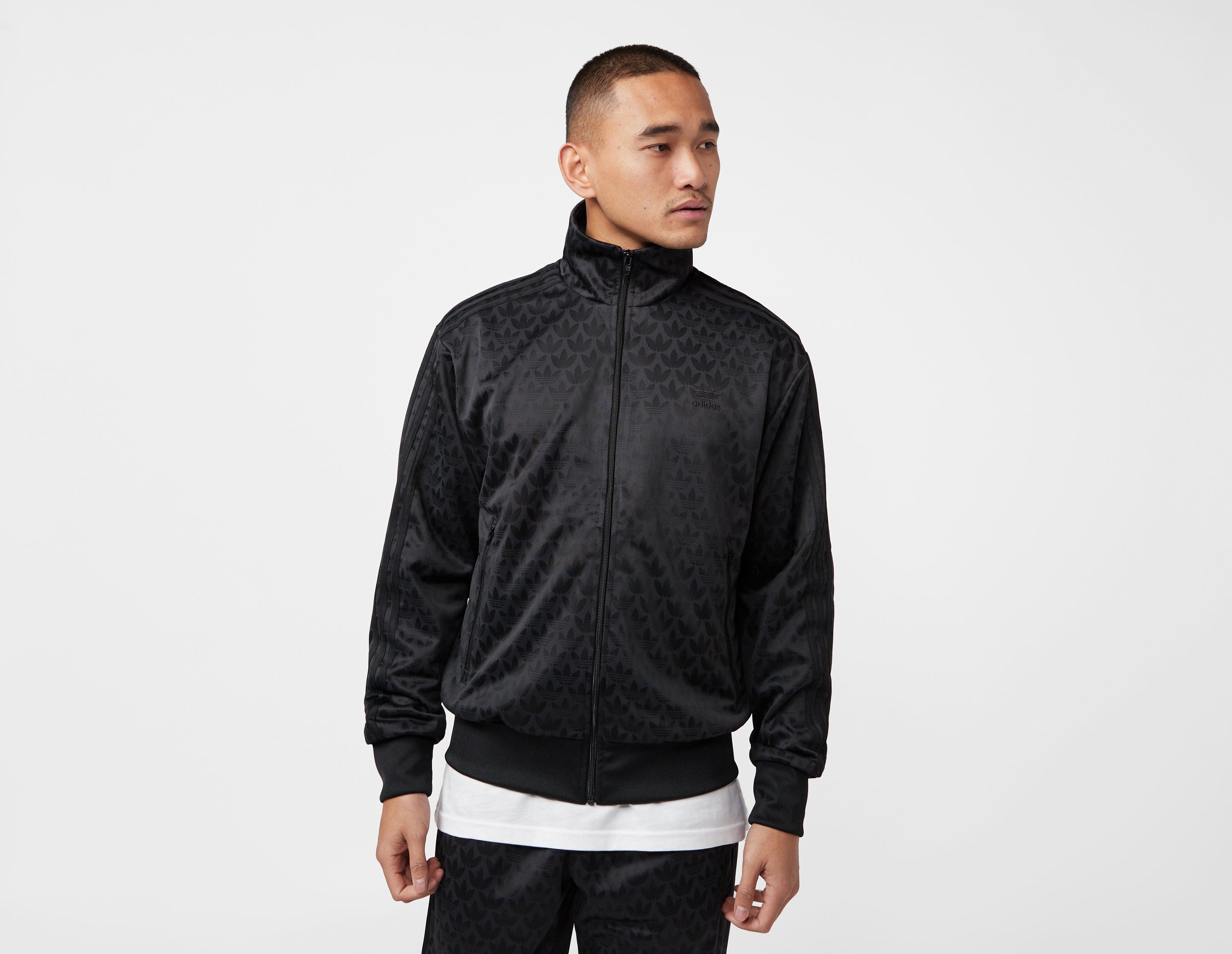 Adidas Originals Men's Mono Track Top - Black - Sweatshirts