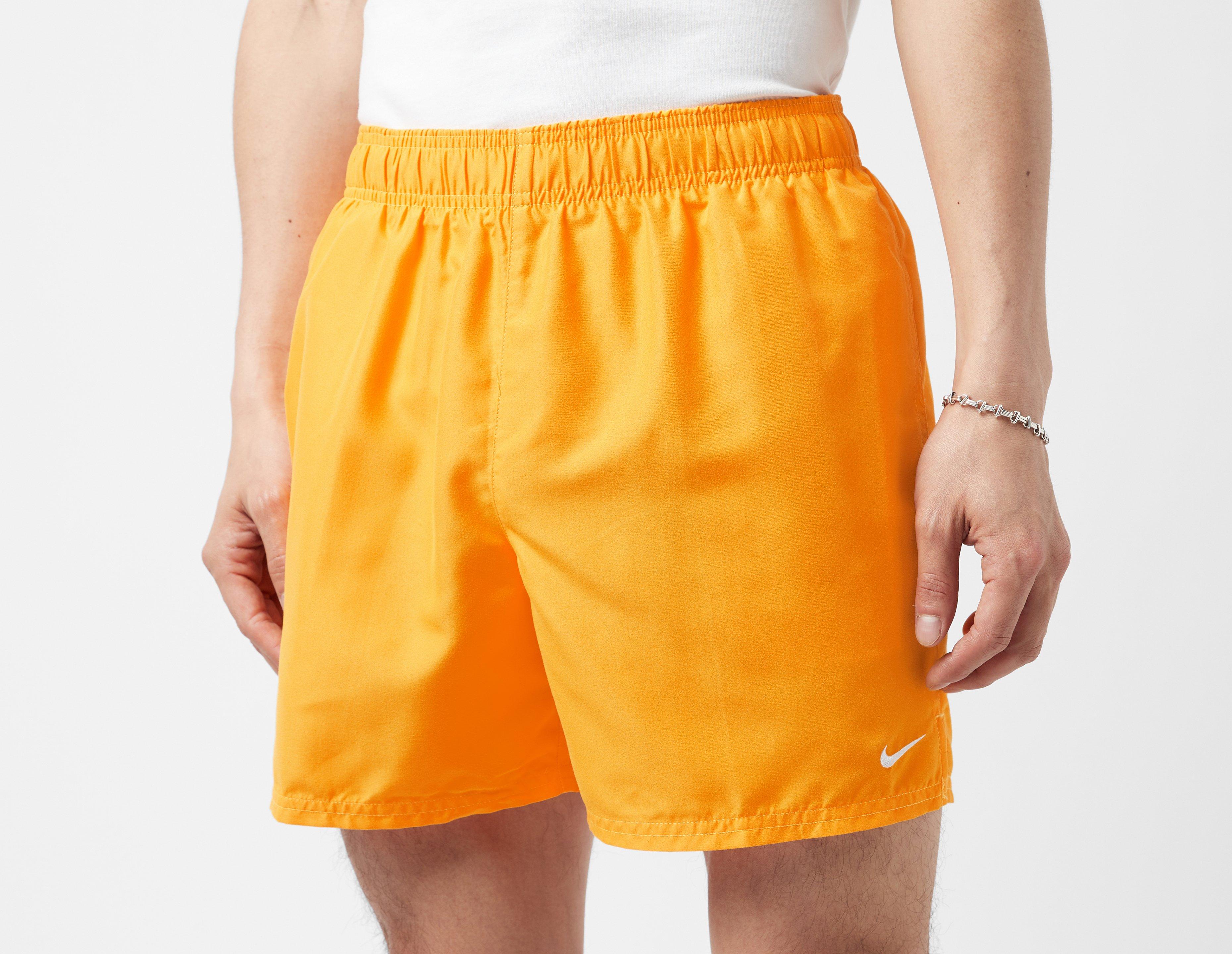 Orange nike swim outlet shorts