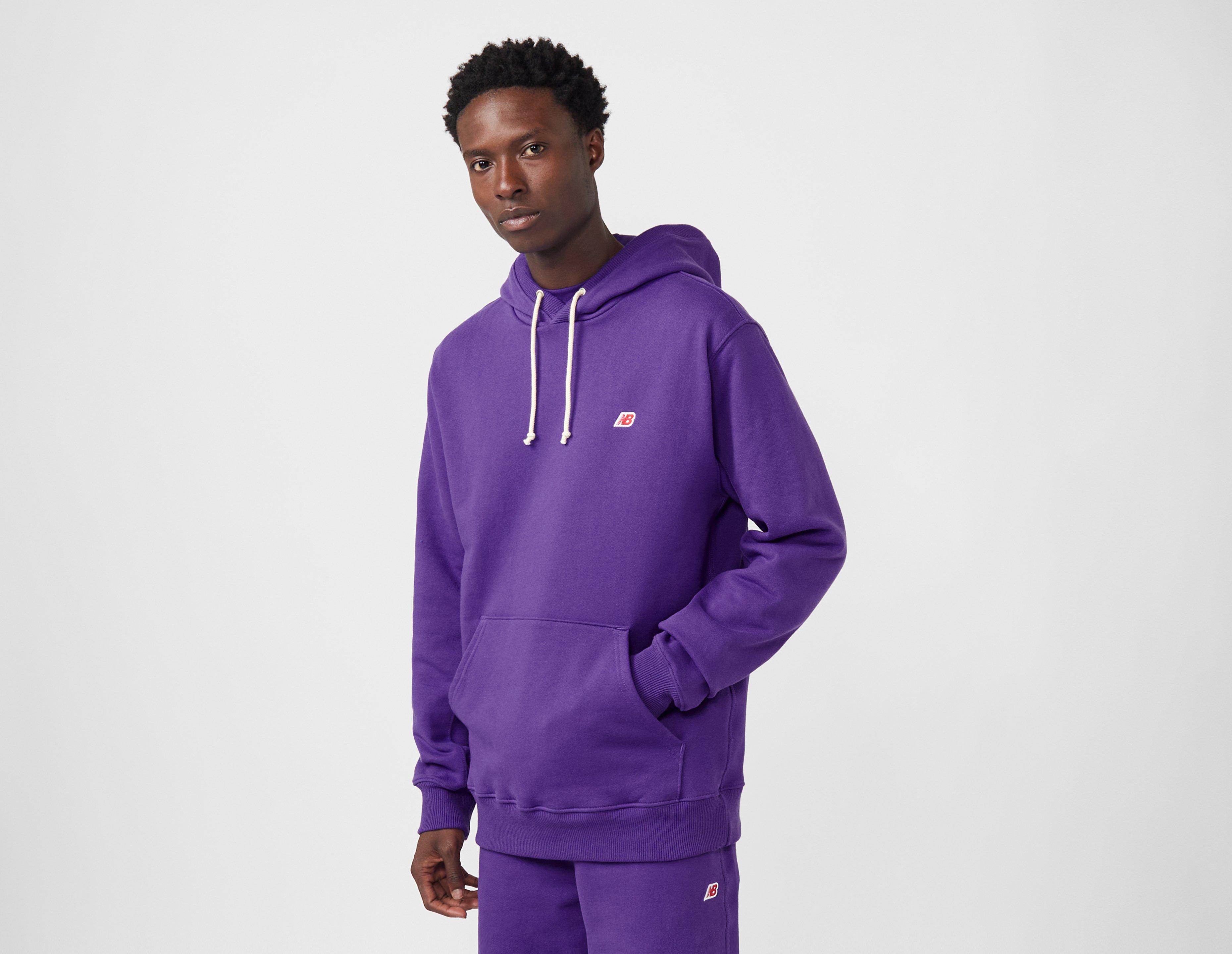 Hållbar New balance Jacka Core Space Dye | Purple Balance Made USA Core Hoodie | Healthdesign?