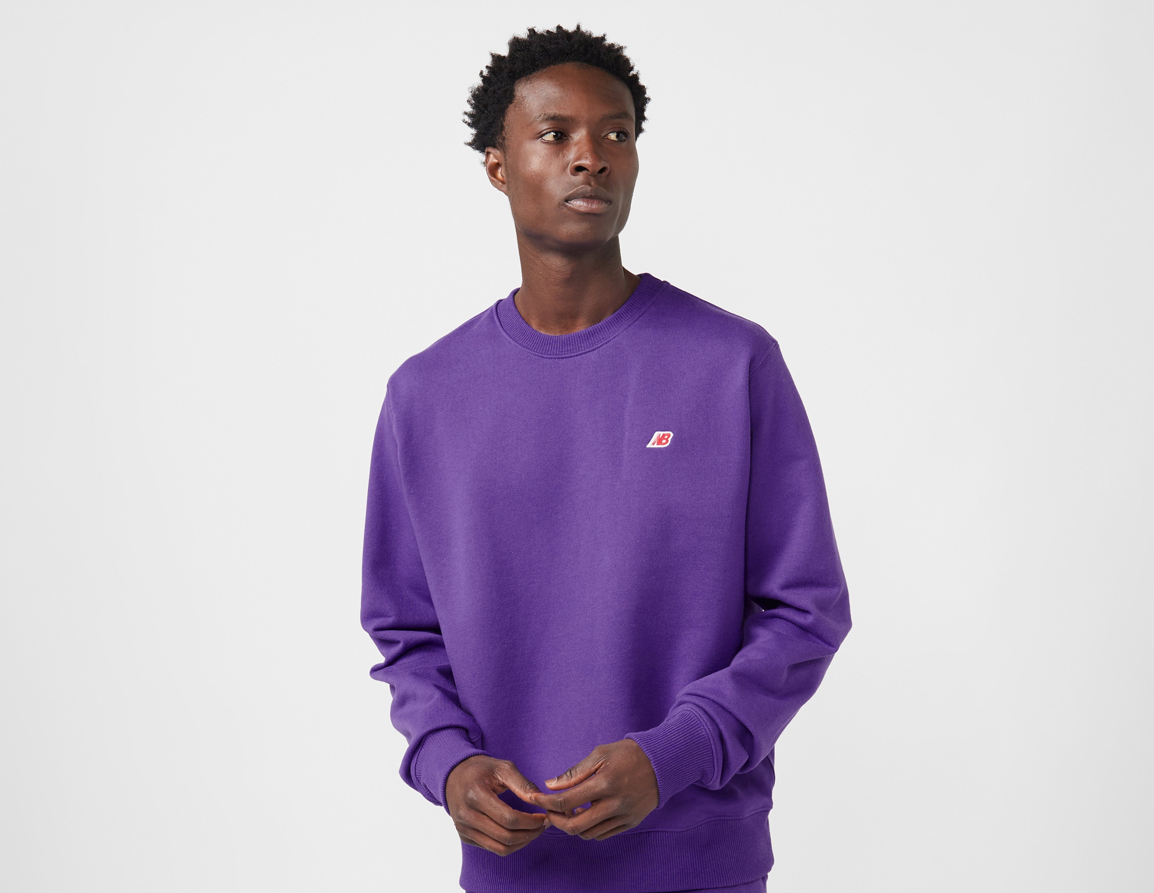 Purple New Balance Made in USA Core Sweatshirt | size?