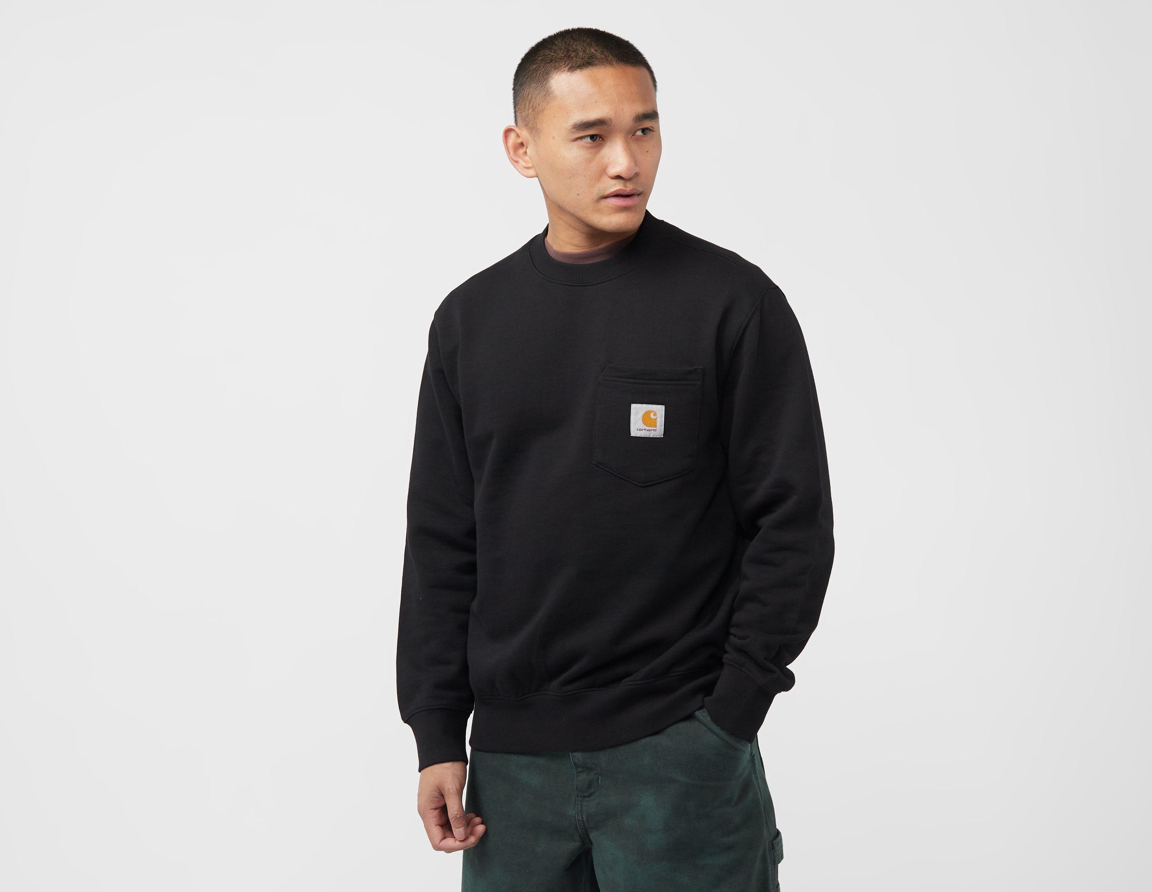 Carhartt pocket 2025 sweatshirt black