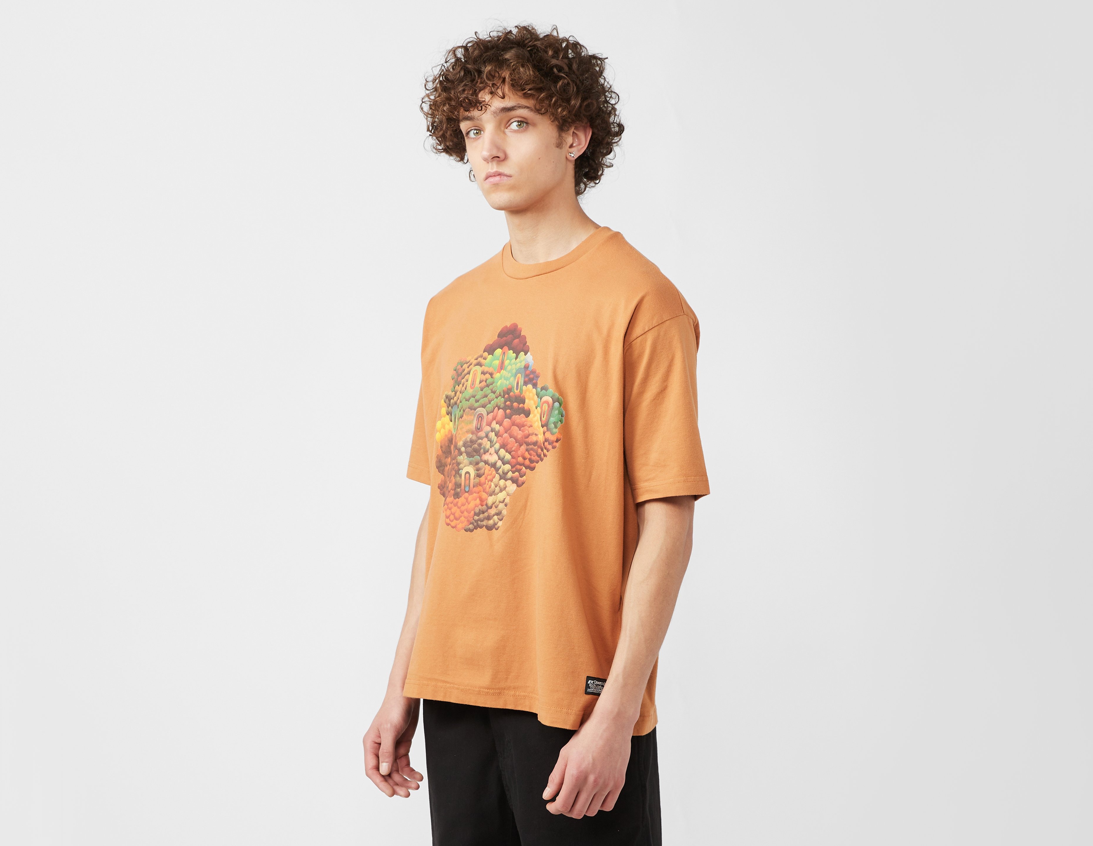 levi's skate graphic t-shirt, orange