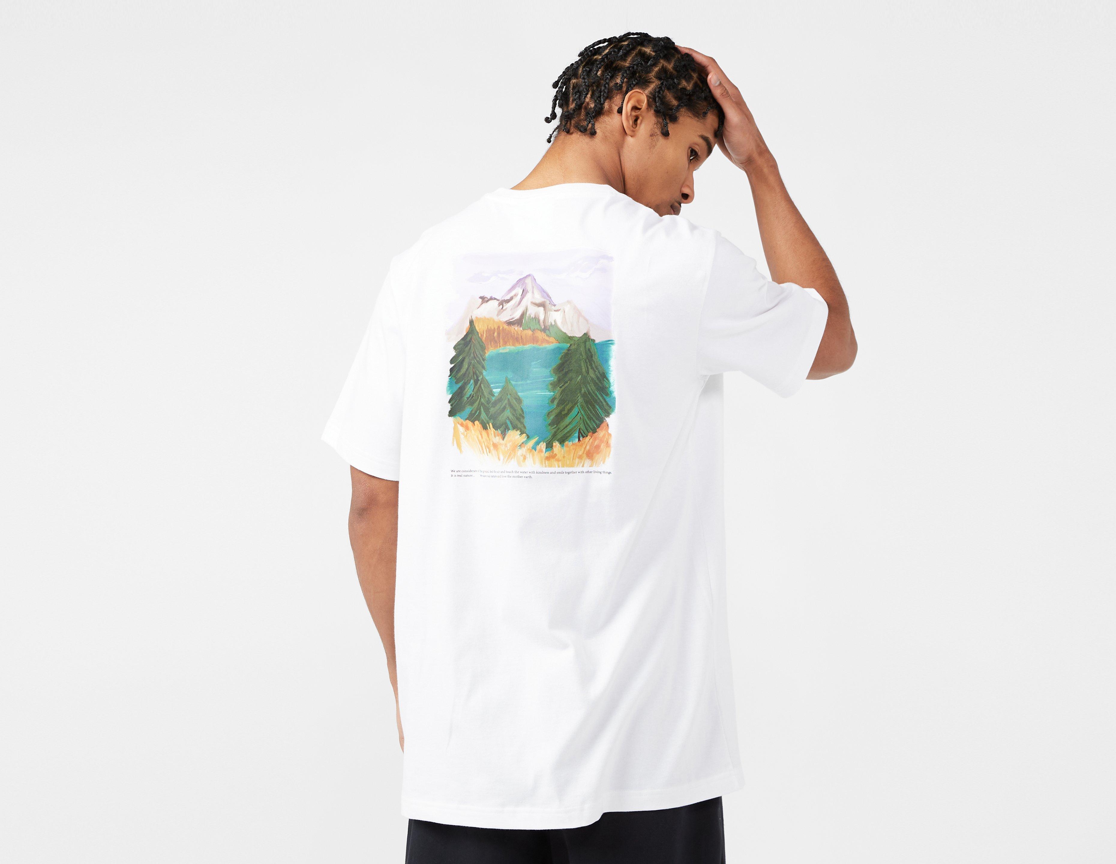 adidas Originals Adventure mountain t-shirt with back graphics in black