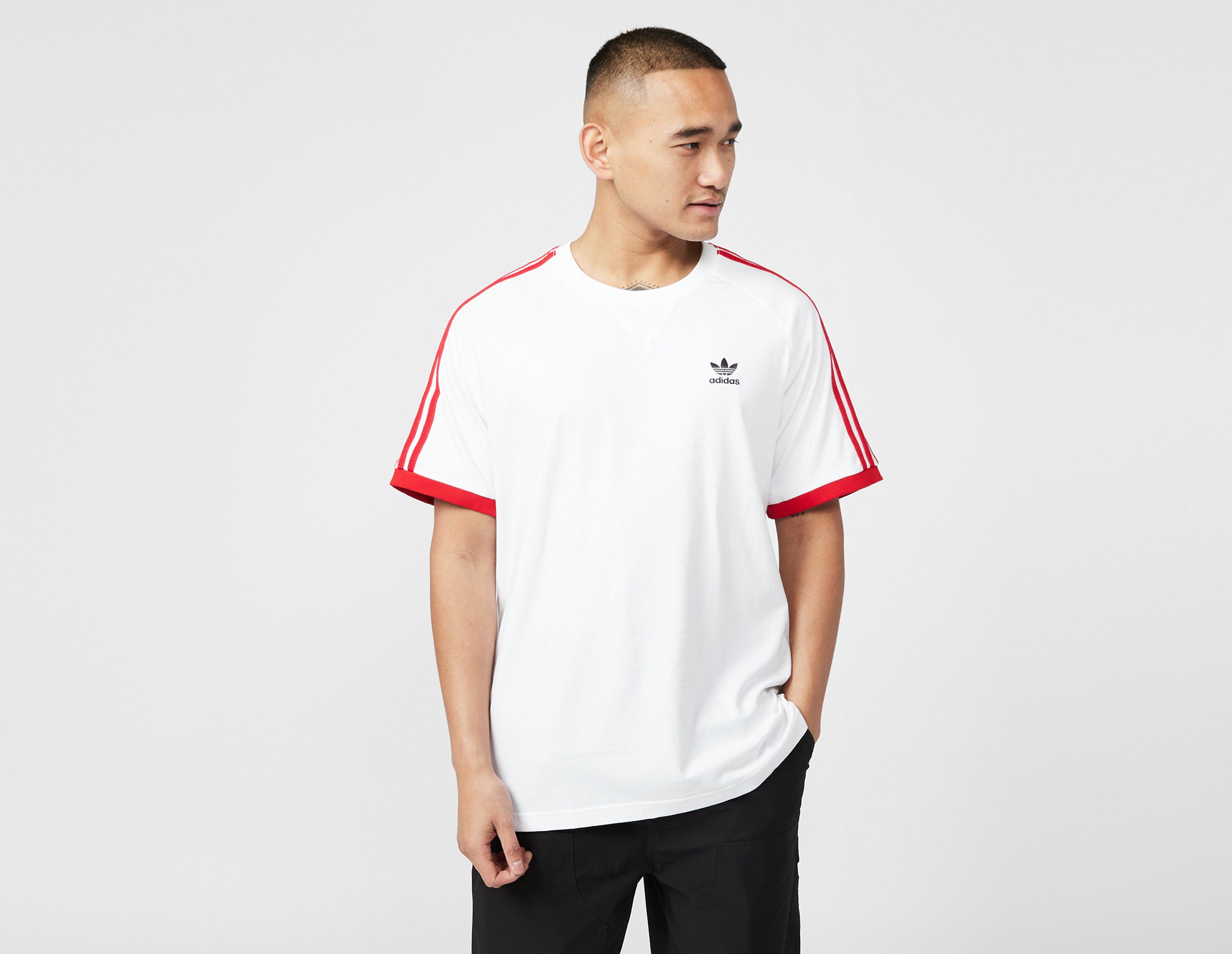 Útil algun lado Perforar adidas Originals camiseta SST 3-Stripes en Blanco | size? España