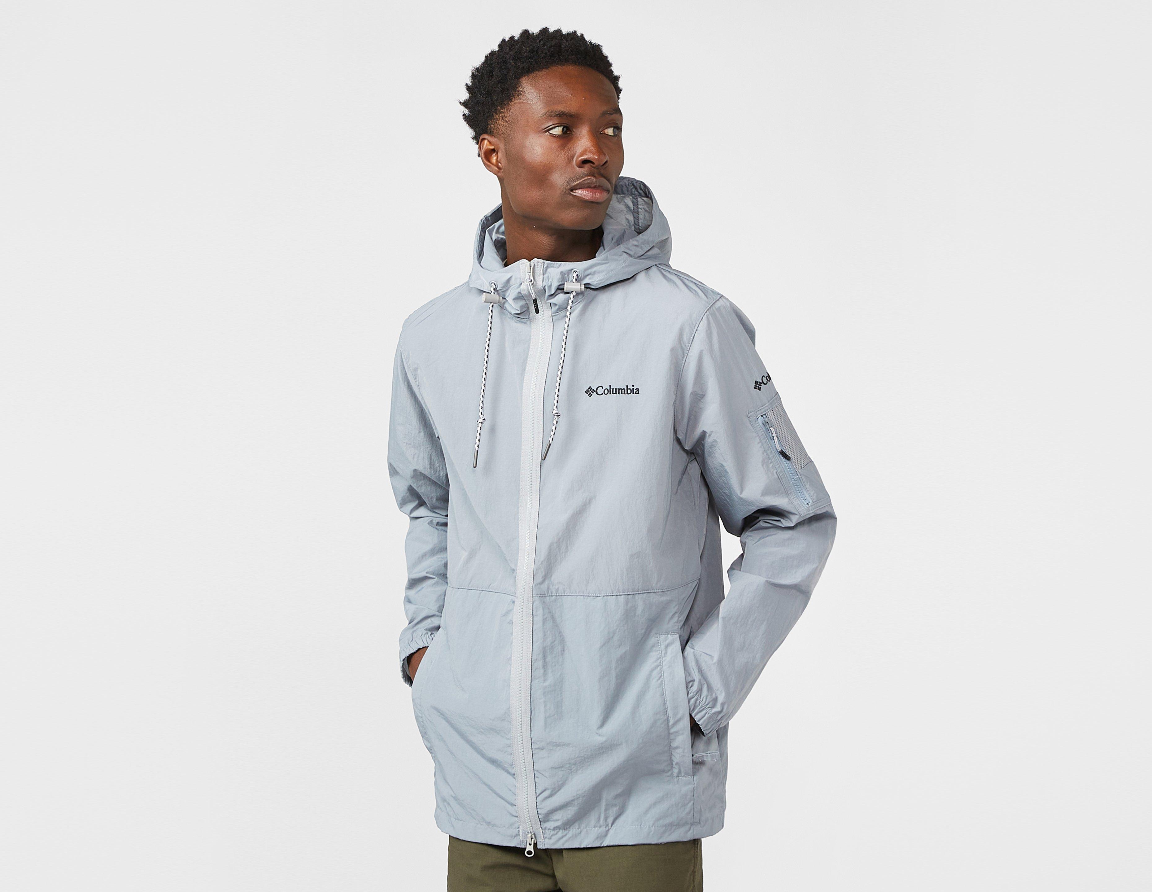 Columbia store windbreaker green