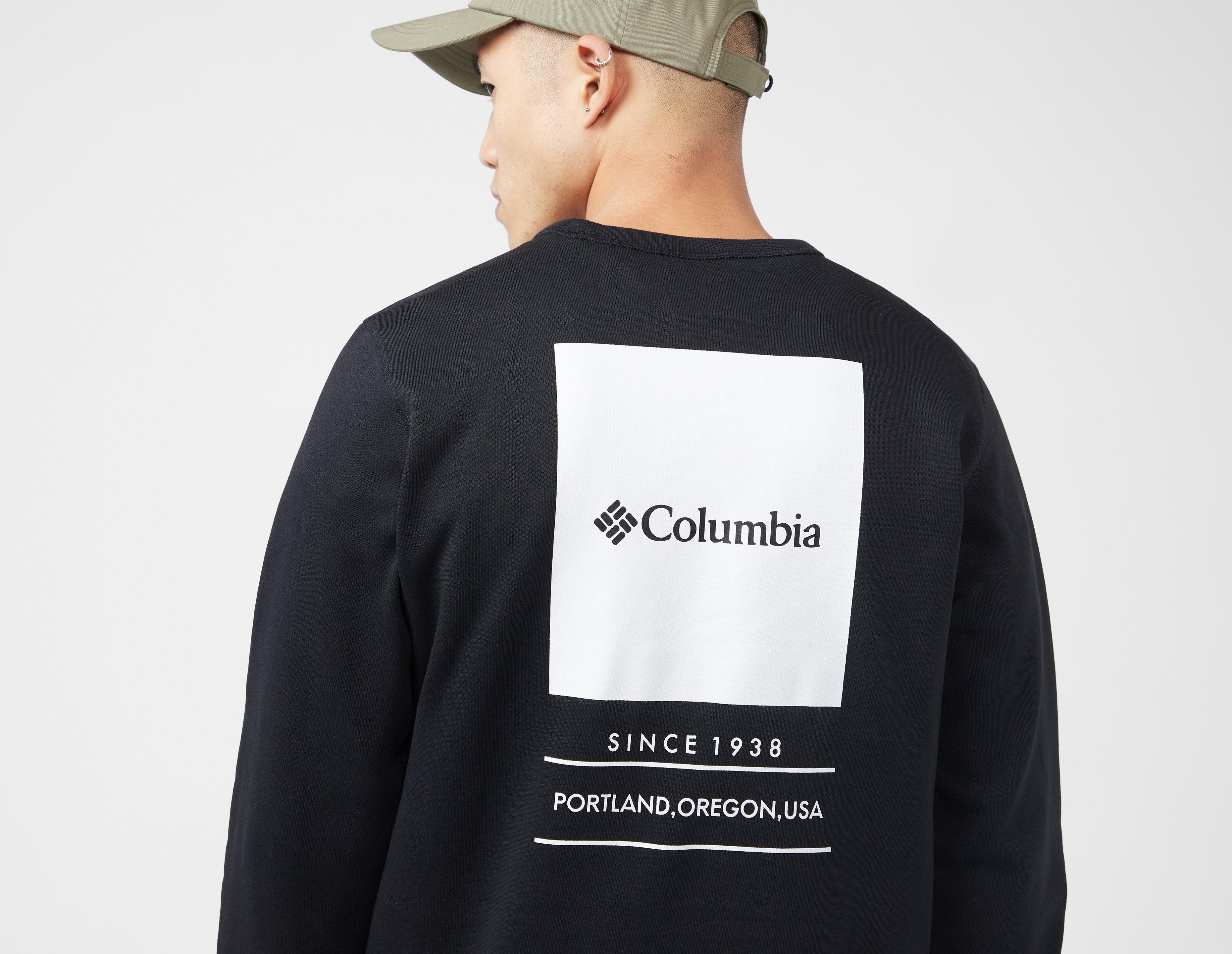 Black Columbia Barton Springs Crew Sweatshirt | smile Bunny