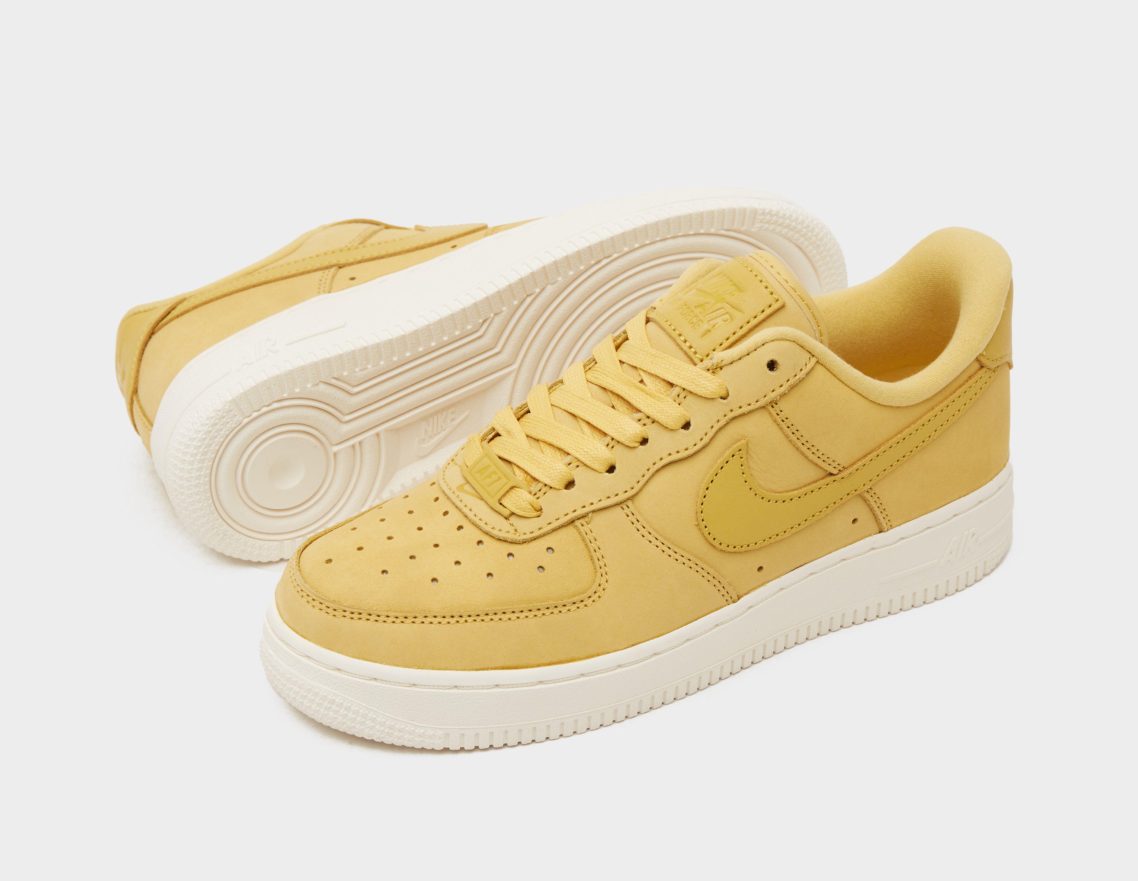 Nike womens air hot sale force 1 yellow