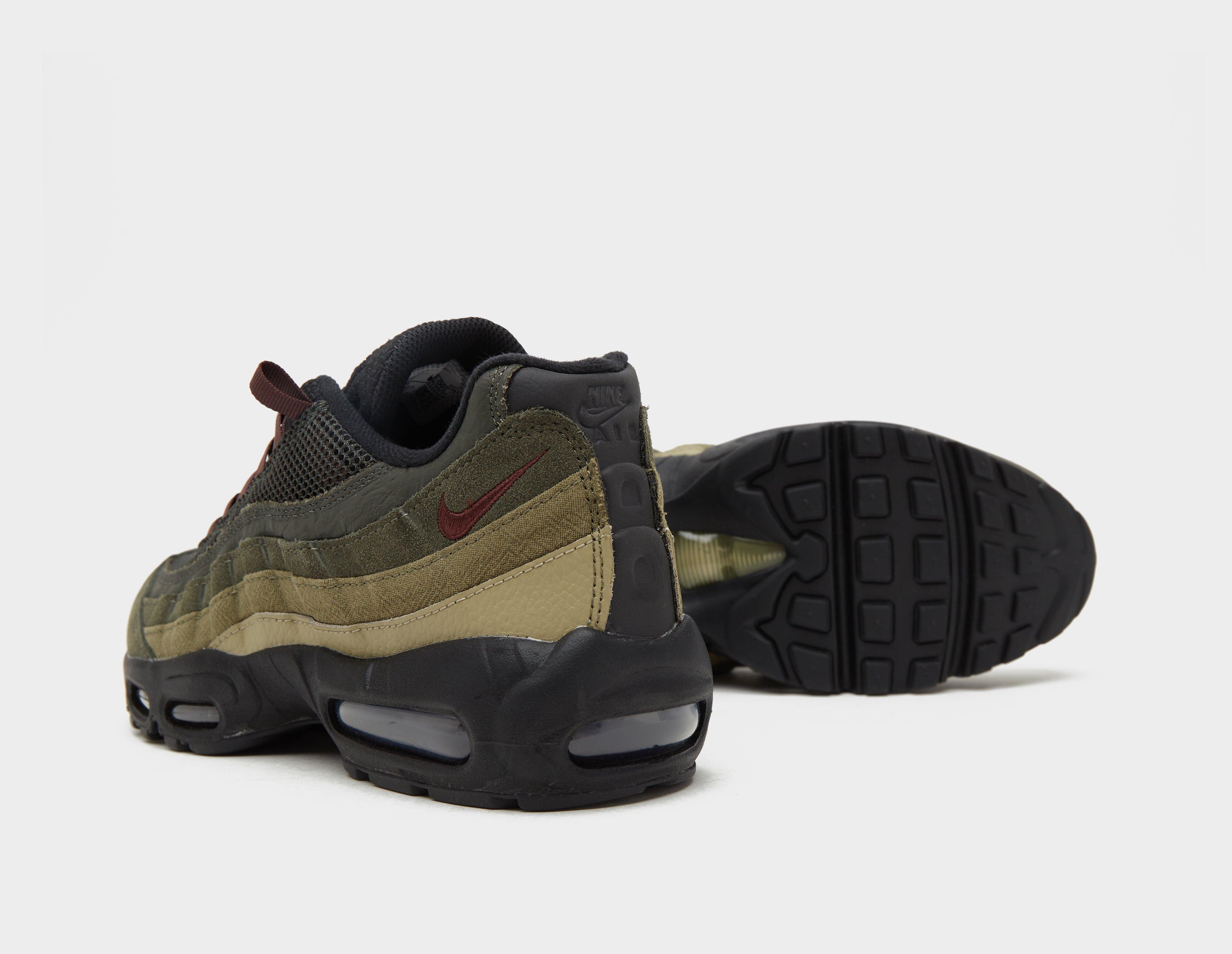 Air max 95 black on sale olive