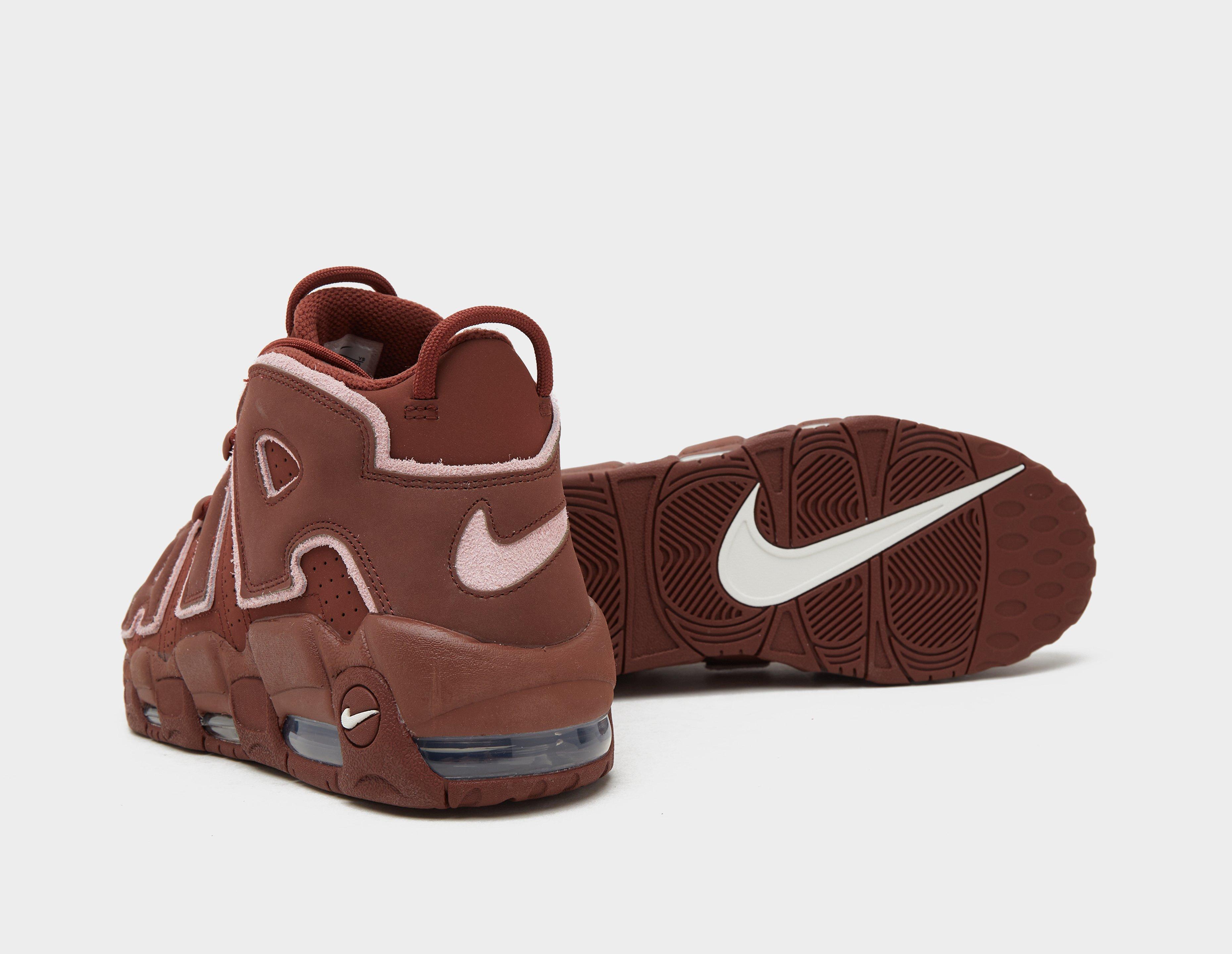 Custom Nike Air More Uptempo White Brown For Sale – Sneaker Hello