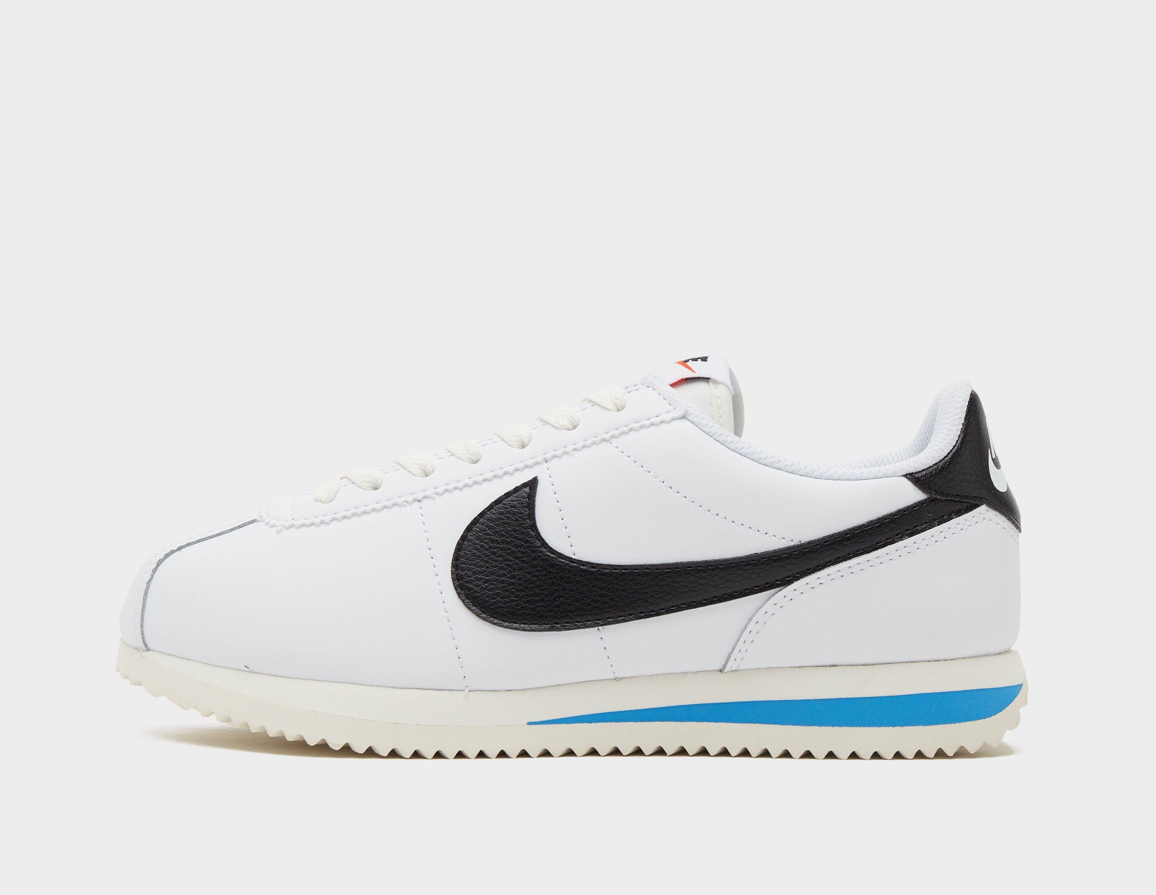 all white nike cortez womens