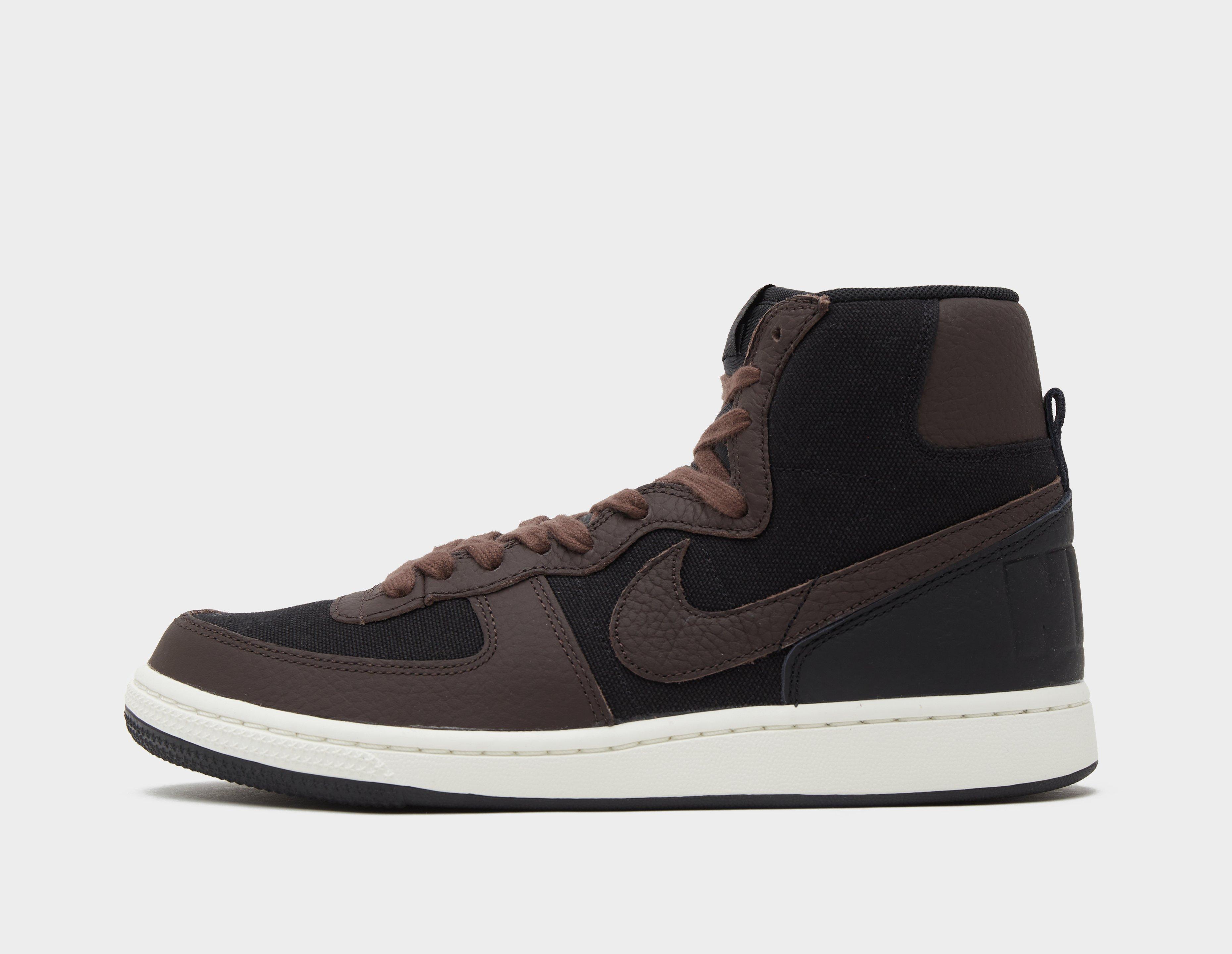 nike air force 1 mid & dark brown