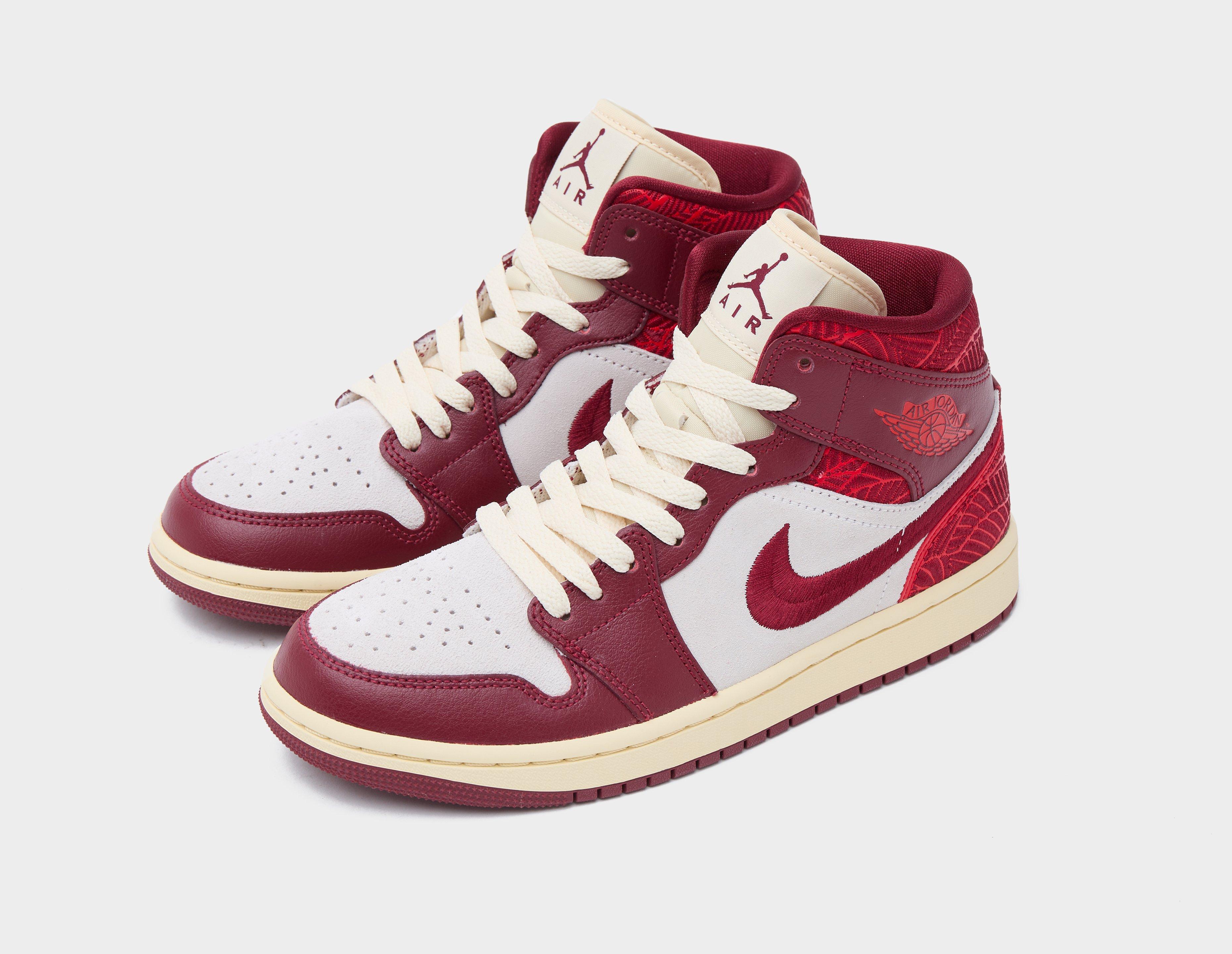 Nike jordan dames rood wit new arrivals