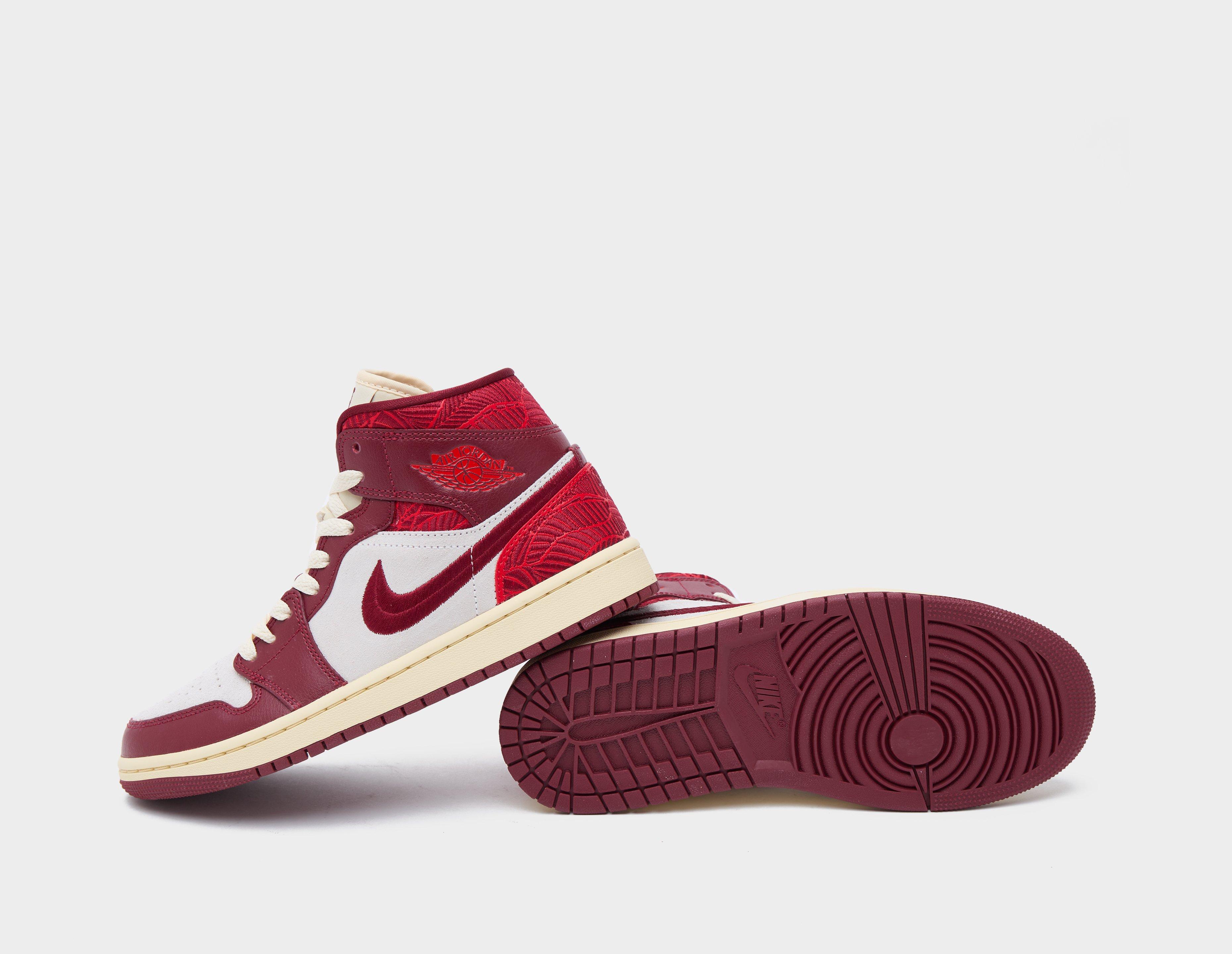 Jordan Air 1 Mid Femme Rouge- Size? France