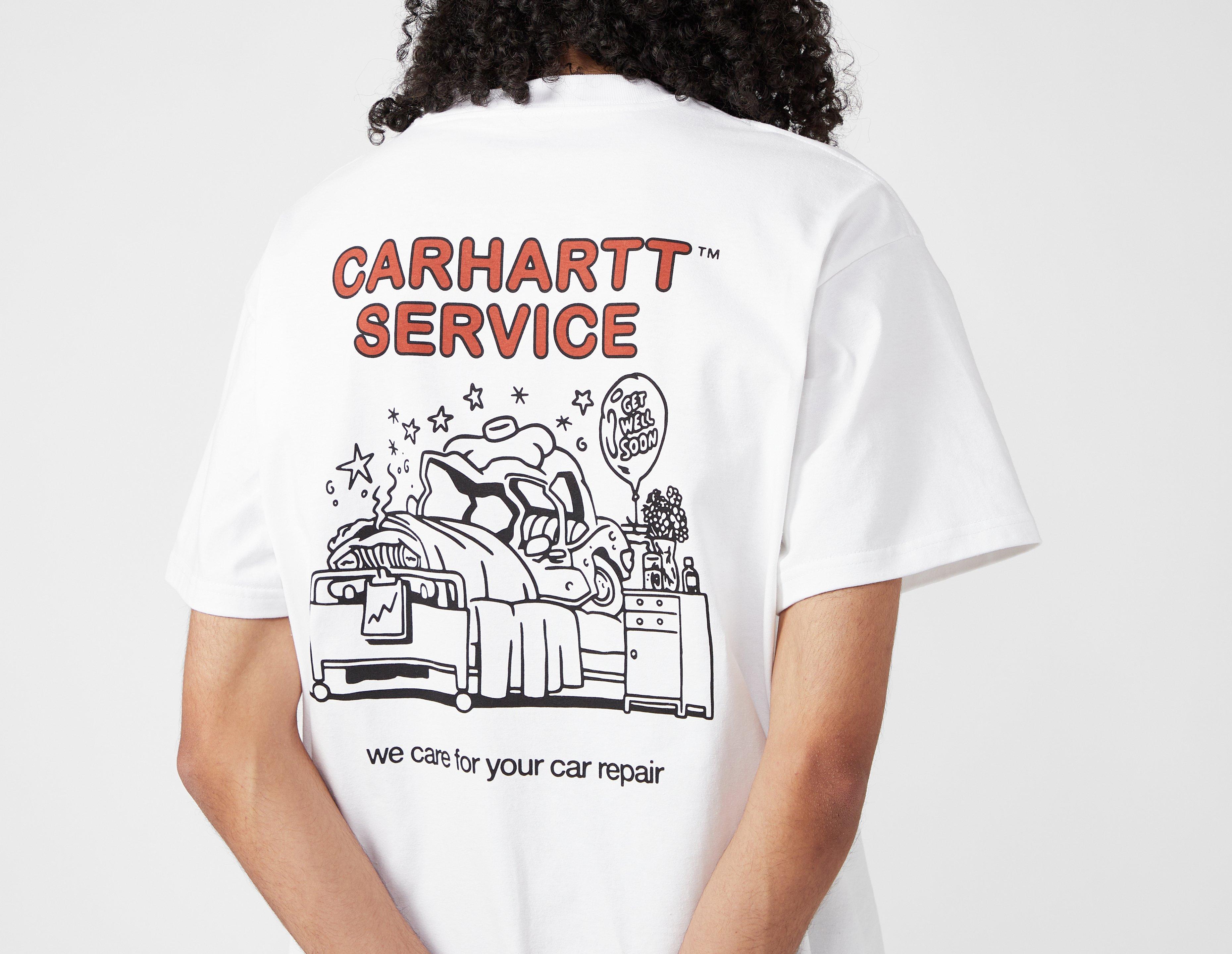 Carhartt WIP cotton T-shirt Car Repair T-shirt white color