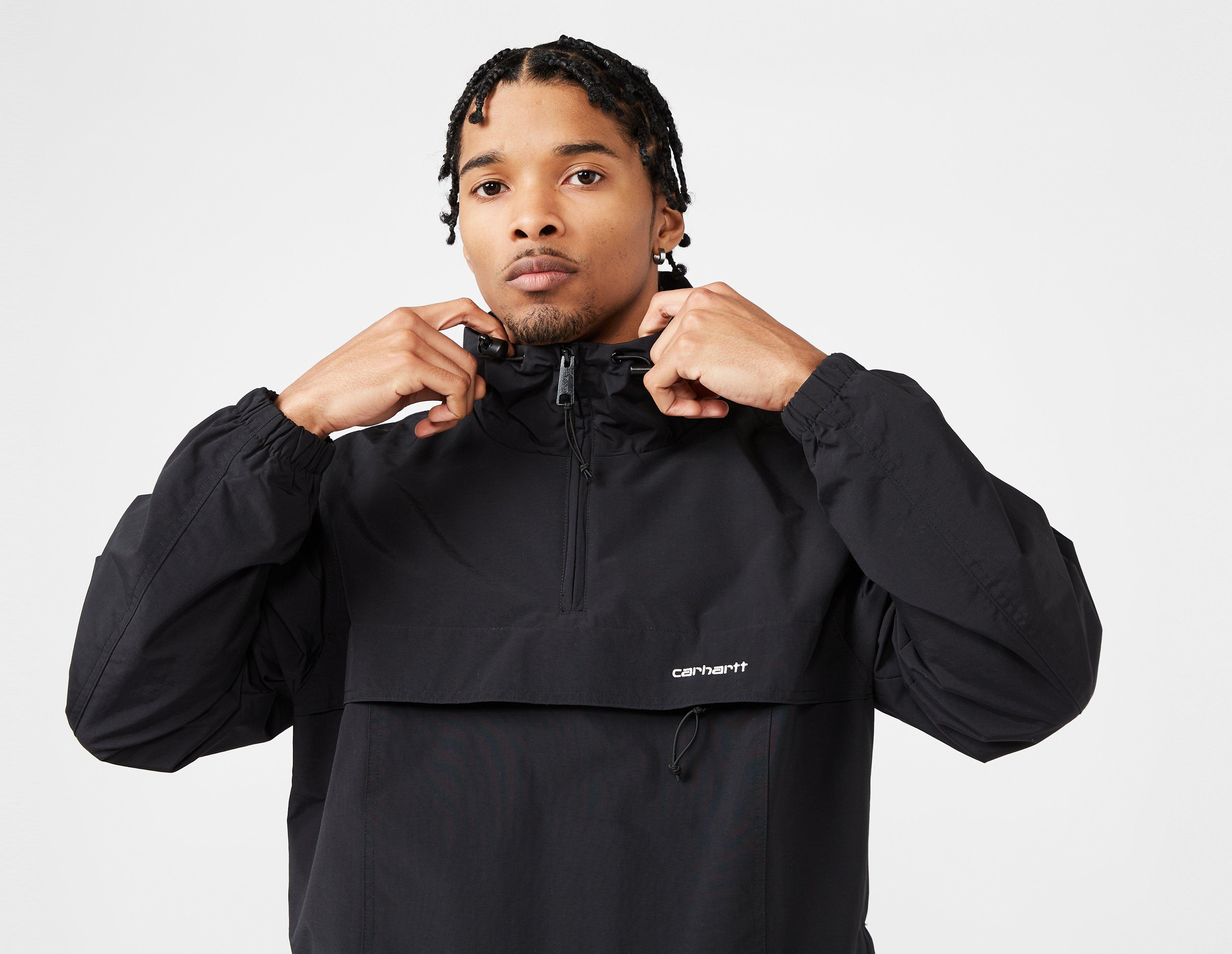 Black Carhartt WIP Windbreaker Pullover Jacket