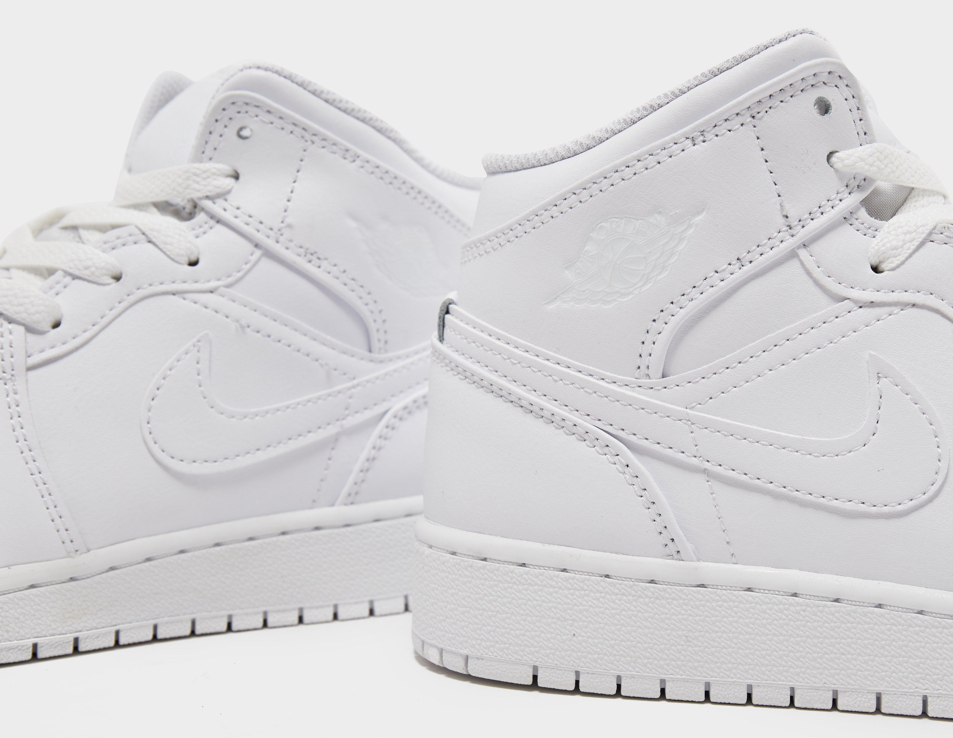 Air jordan 1 mid white outlet junior