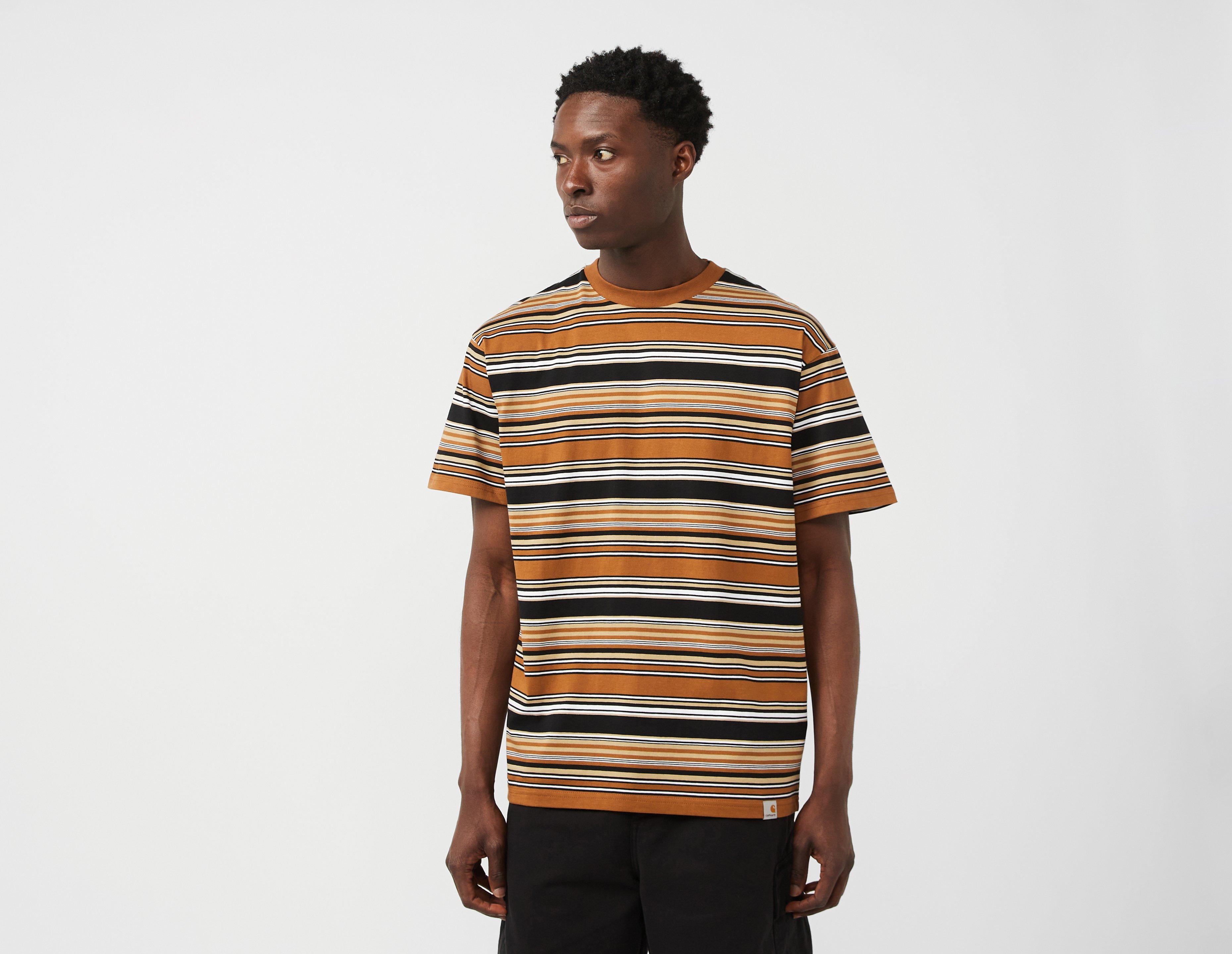 Shirt Brown Carhartt WIP Lafferty Striped T Healthdesign