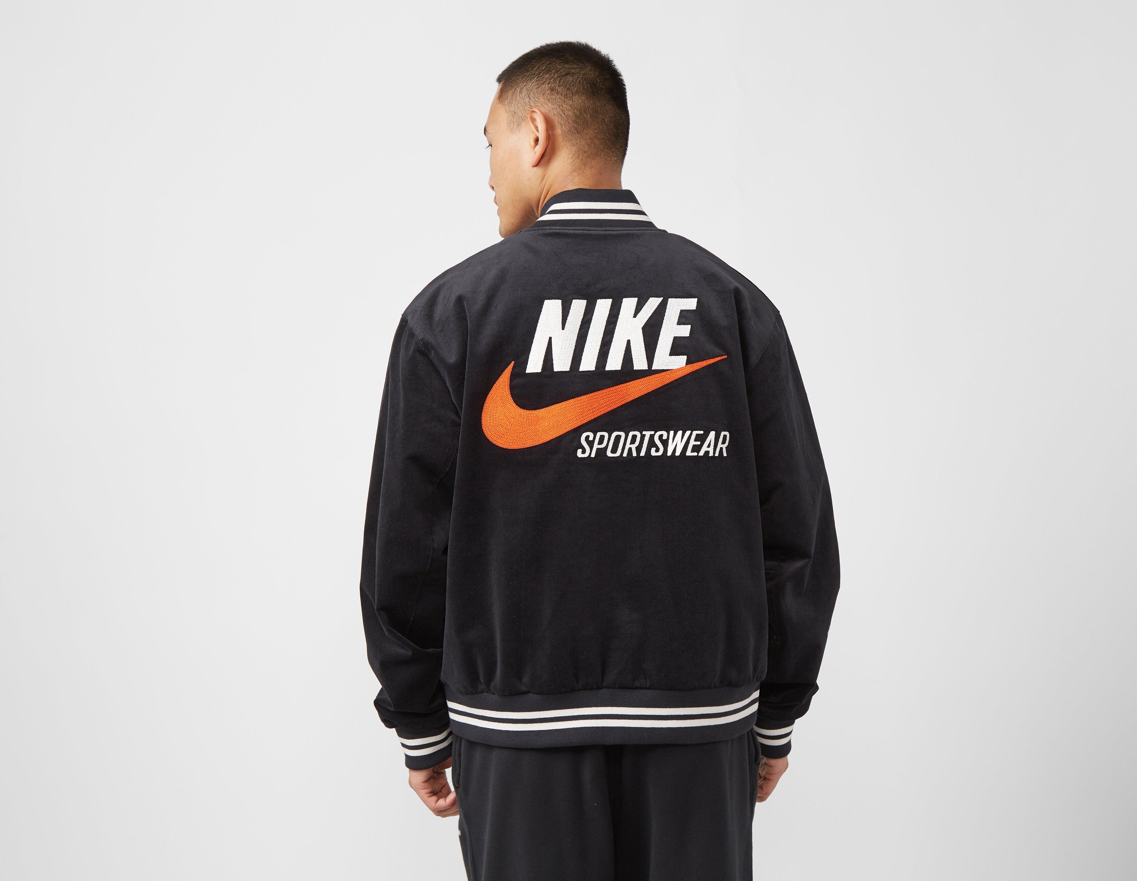 Black Nike Sportswear Trend Bomber Jacket, Nike Air Max 97 Og Sp Puerto  Rico Metallic Silver Varsity Red