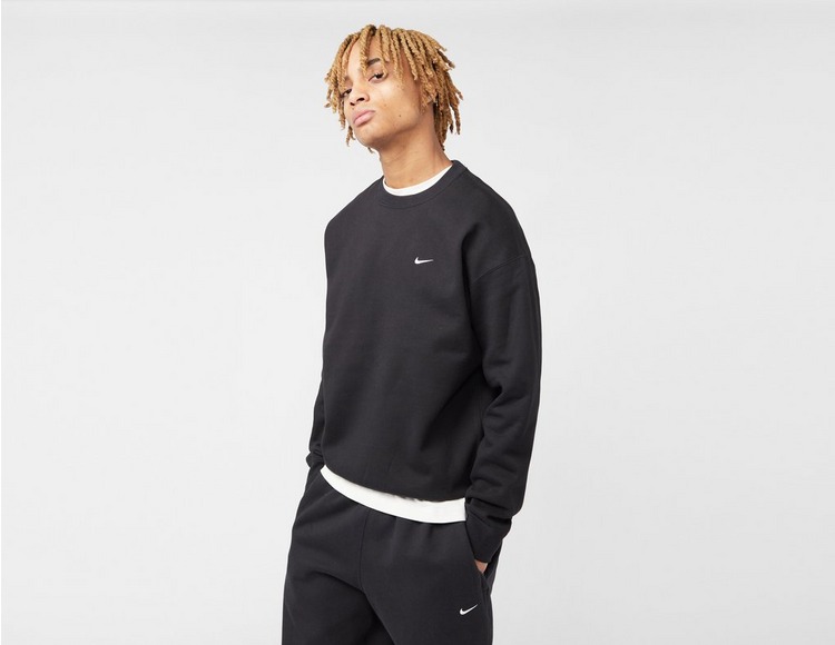 Black Nike NRG Premium Essentials Crew Neck Sweatshirt | size?