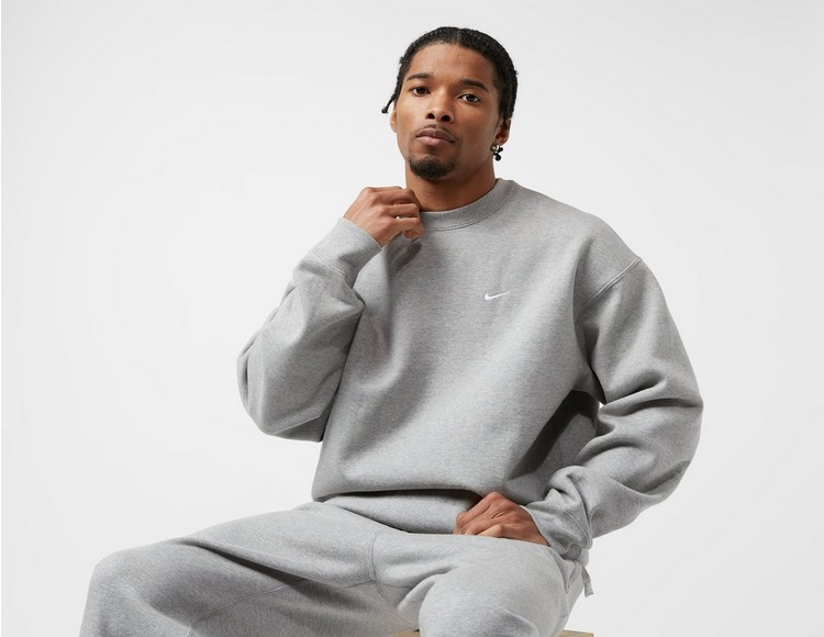 Grey Nike NRG Premium Essentials Crew Neck Sweatshirt | size?
