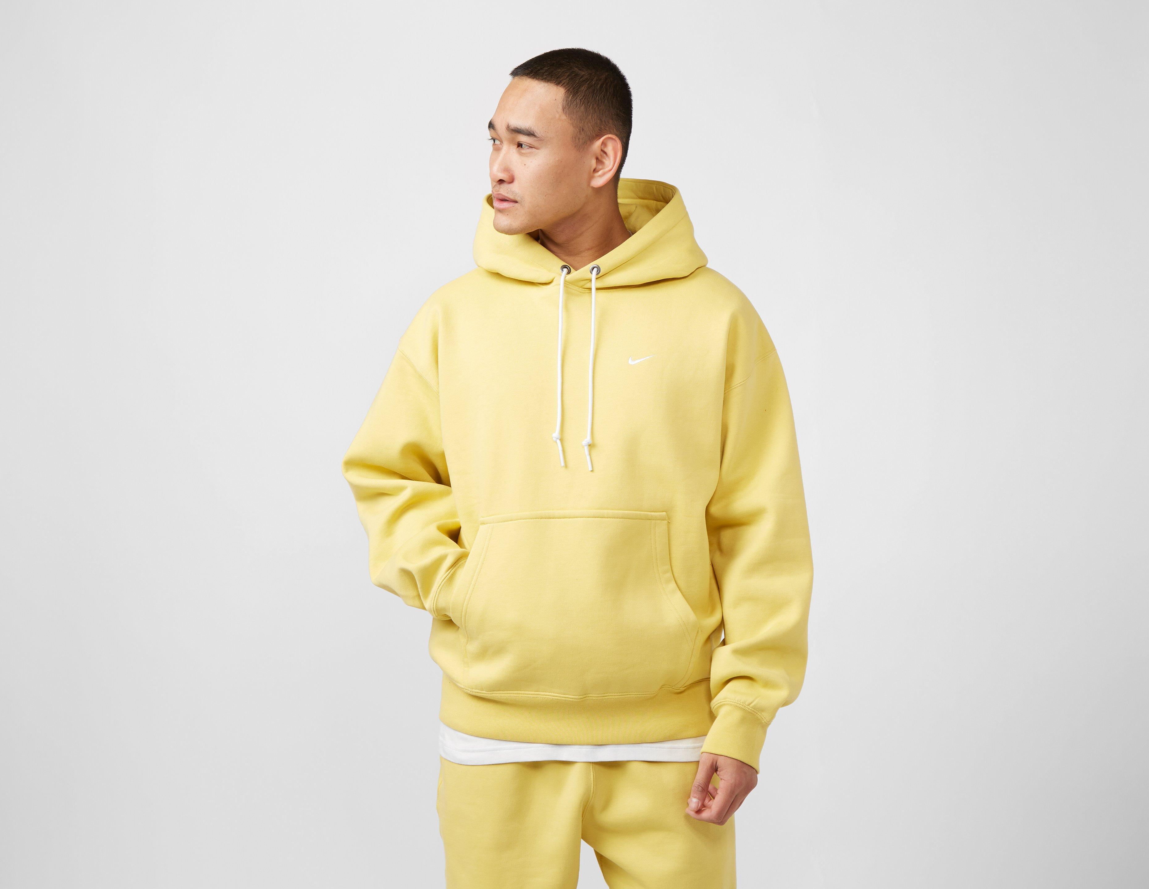 Yellow Nike NRG Premium Essentials Hoodie size