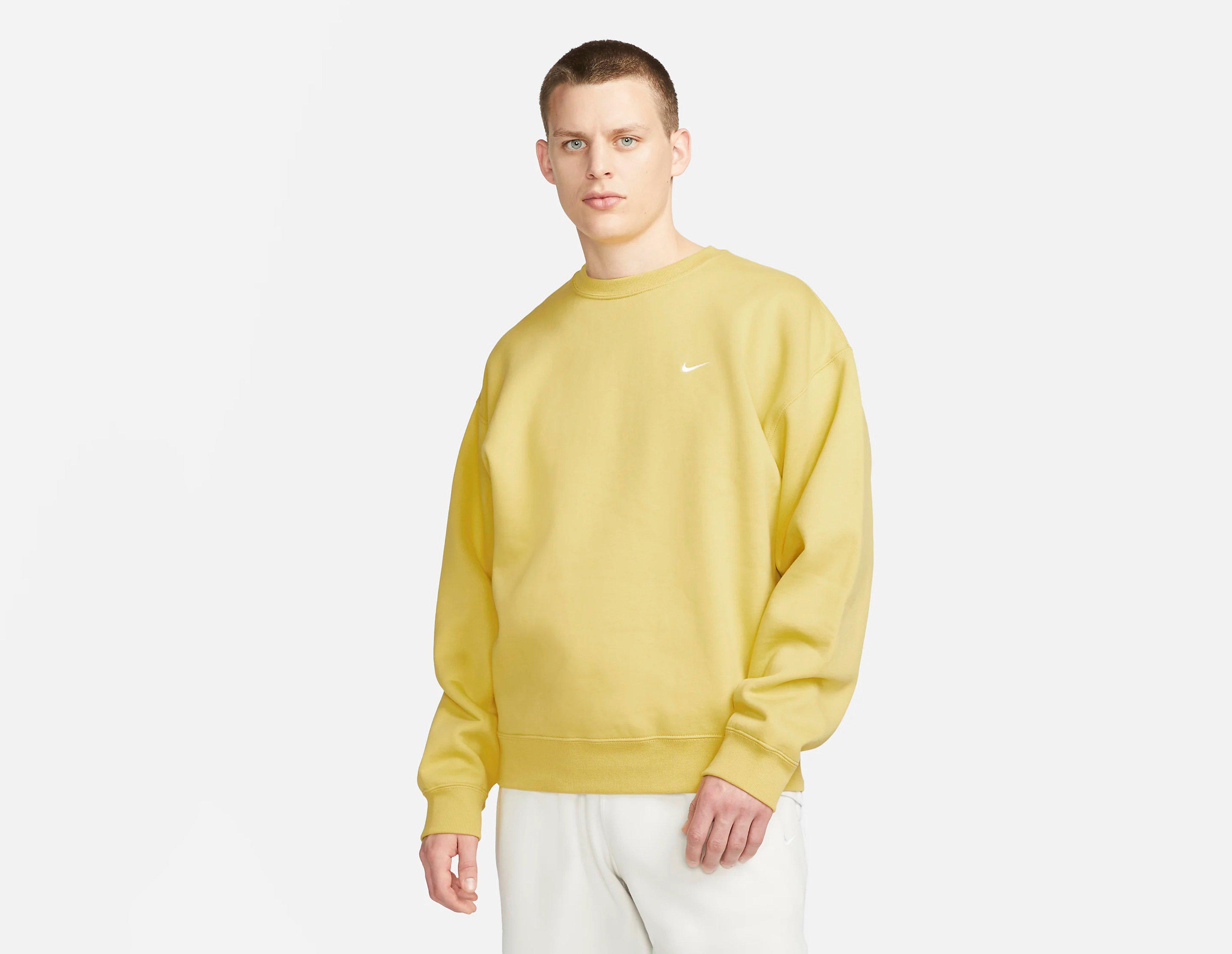 Yellow on sale nike pullover