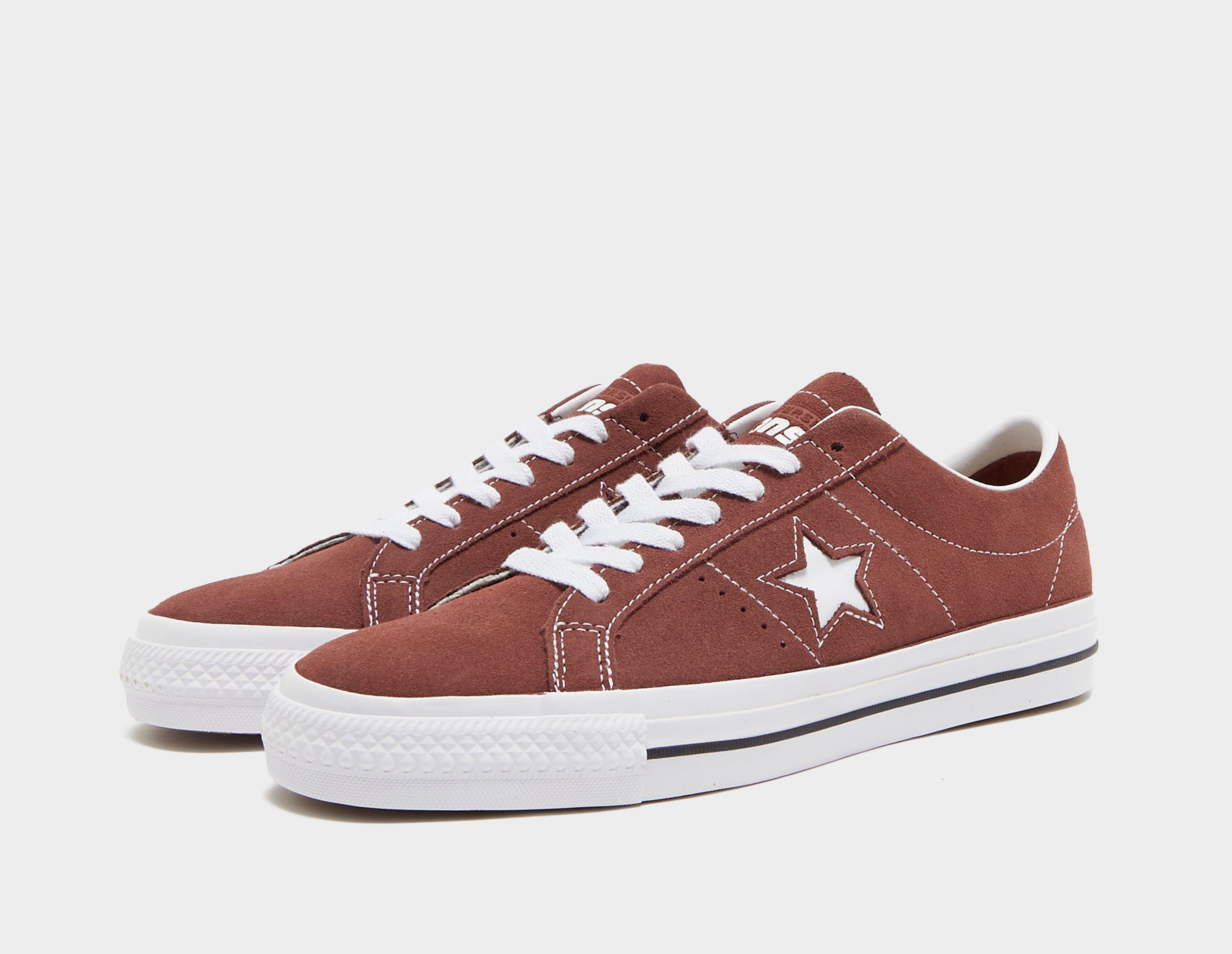 Converse one star store brown suede