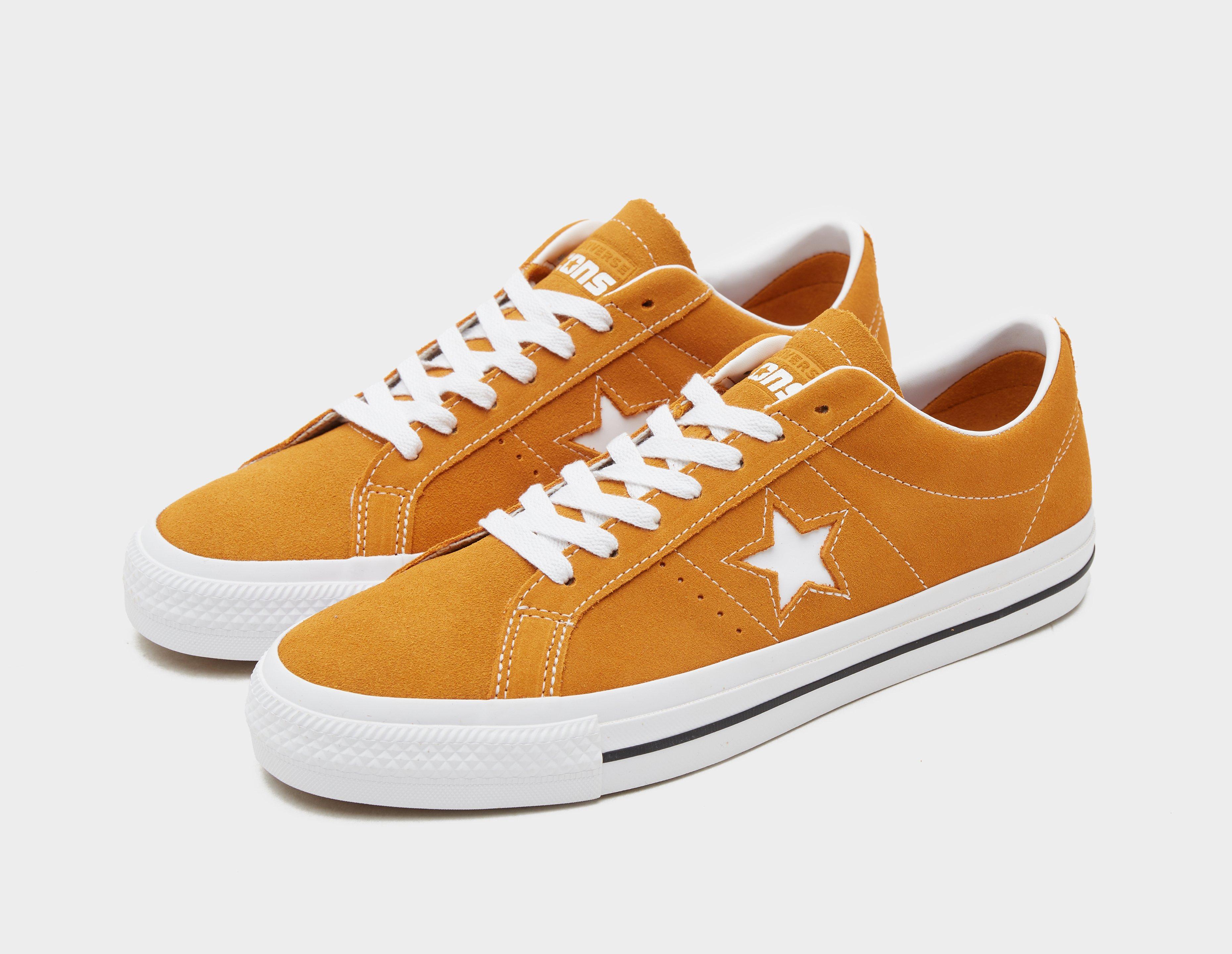 Converse Chuck Taylor All Star Optical White Boys Shoes | Orange